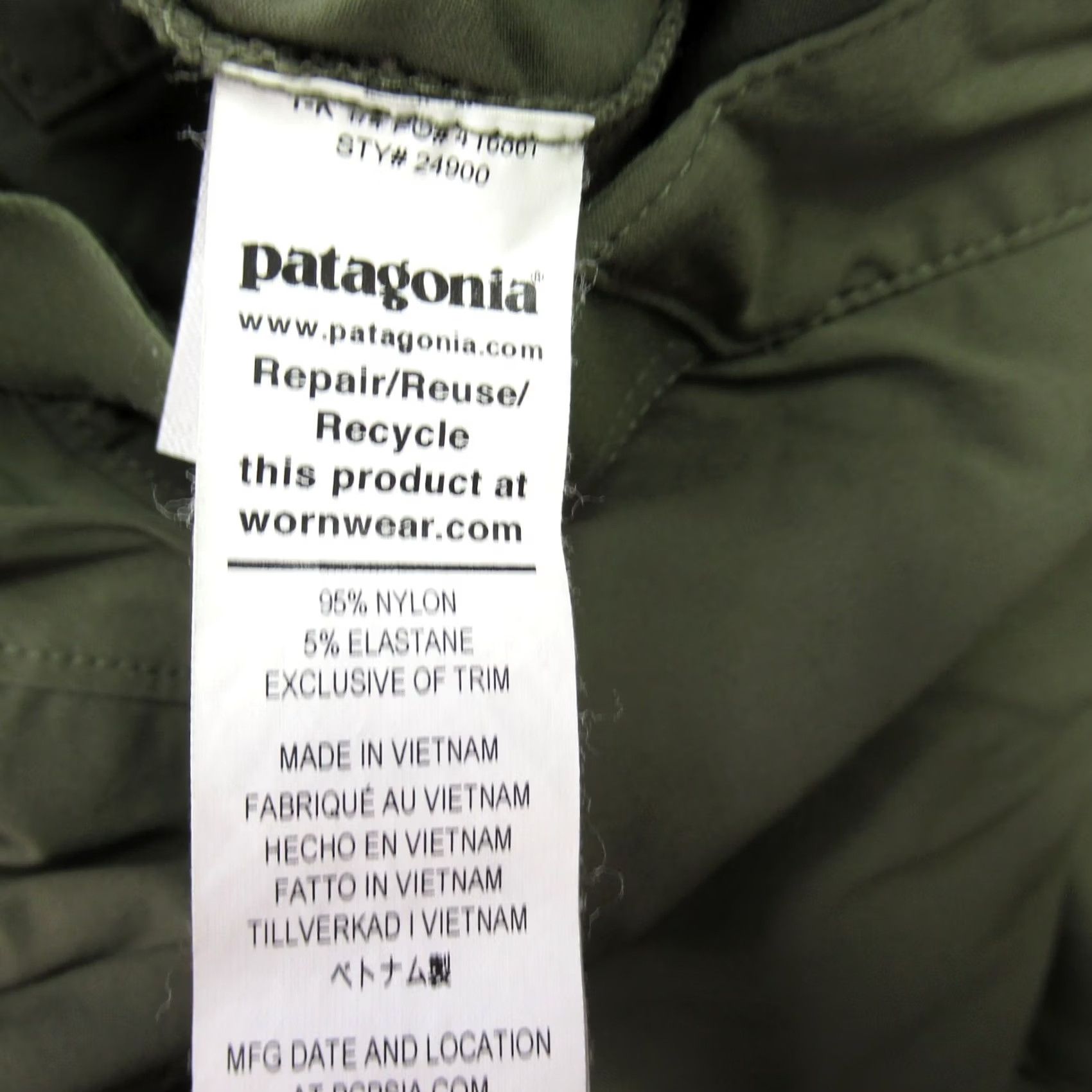Patagonia Patagonia Shorts Mens 30 Green Cargo Casual Lightweight Pockets Outdoors Size US 30 / EU 46 - 4 Thumbnail