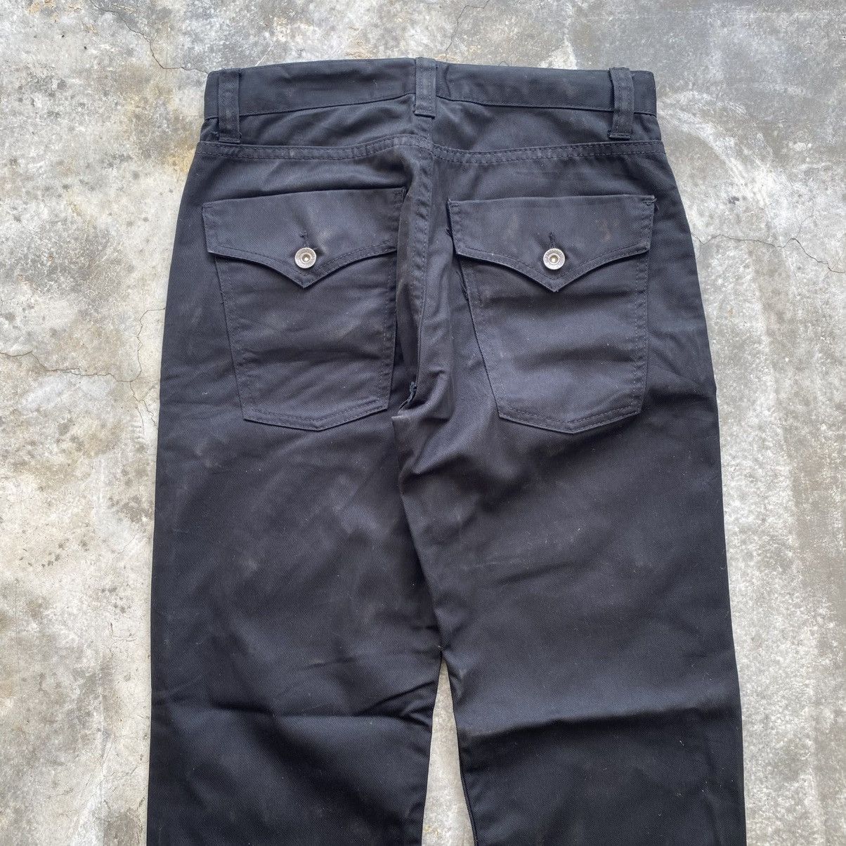 If Six Was Nine × Japanese Brand × Vintage Nylaus Clothing Zipper Thigh Black Pant Size US 28 / EU 44 - 6 Thumbnail
