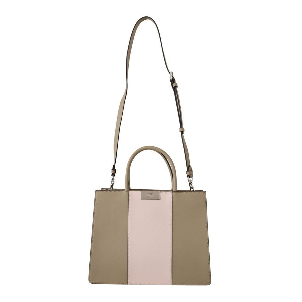 Karl Lagerfeld Karl Lagerfeld Sage Green Polyurethane Tote Shoulder Bag Size ONE SIZE - 8 Thumbnail