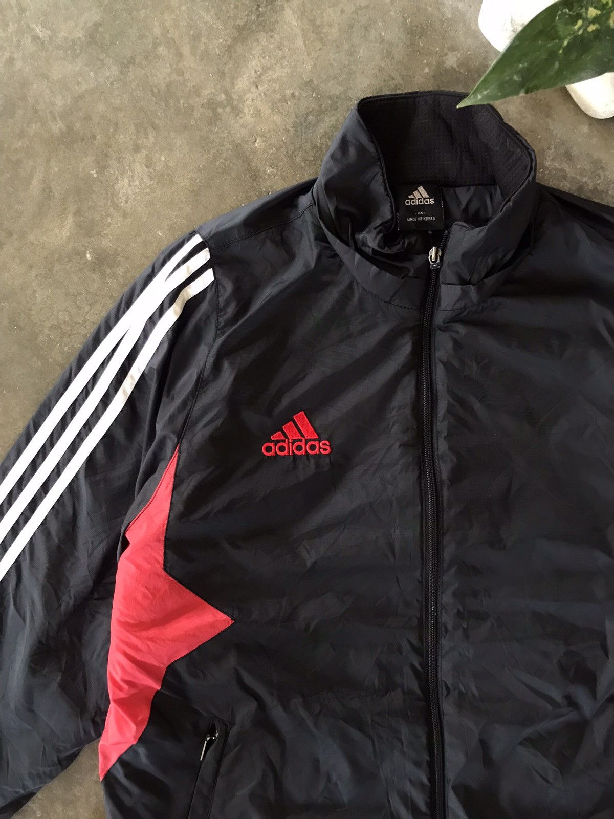 Adidas × Vintage VTG Adidas White Stripe Light Jacket 🔥 Size US L / EU 52-54 / 3 - 11 Thumbnail