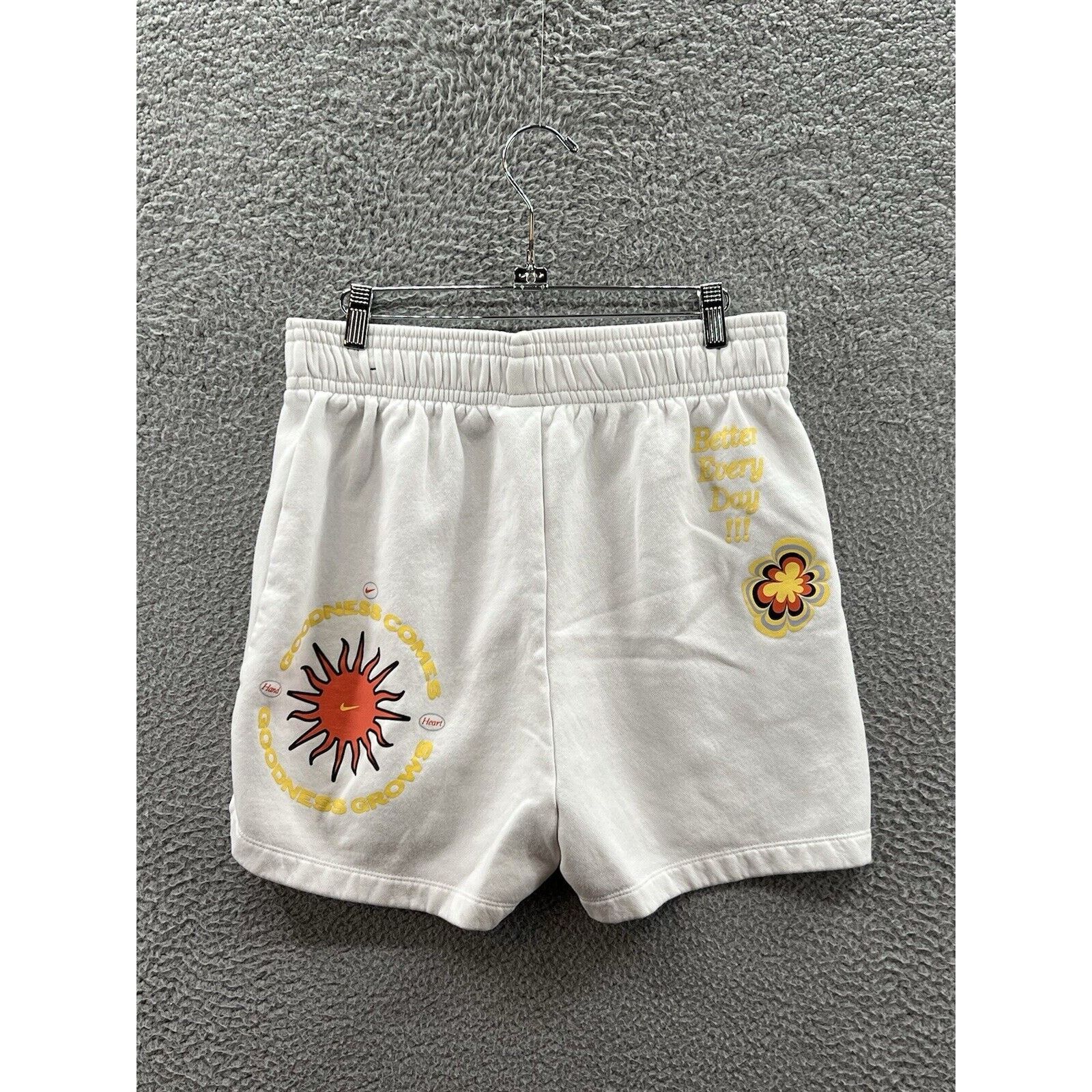Nike Nike REC Club Women's Fleece Shorts White Large DJ5354-100 Size 28" / US 6 / IT 42 - 2 Thumbnail