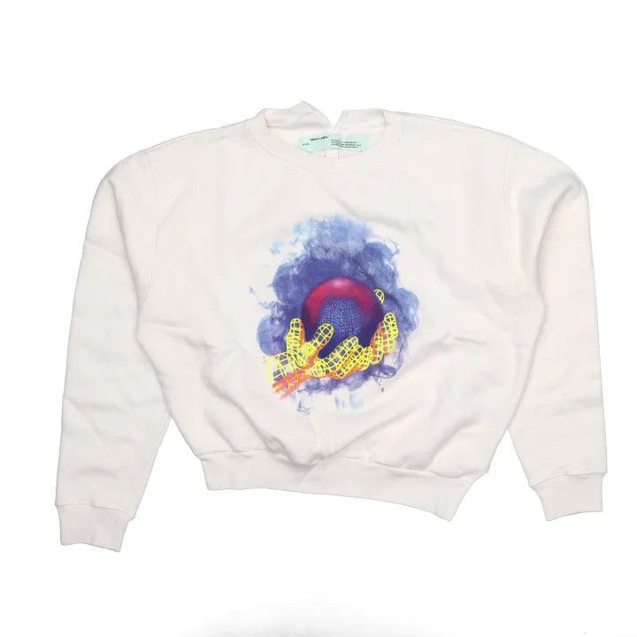 Off-White Off-White SS23 Graphic Print Long Sleeve Sweatshirt 0079 Size US L / EU 52-54 / 3 - 1 Thumbnail
