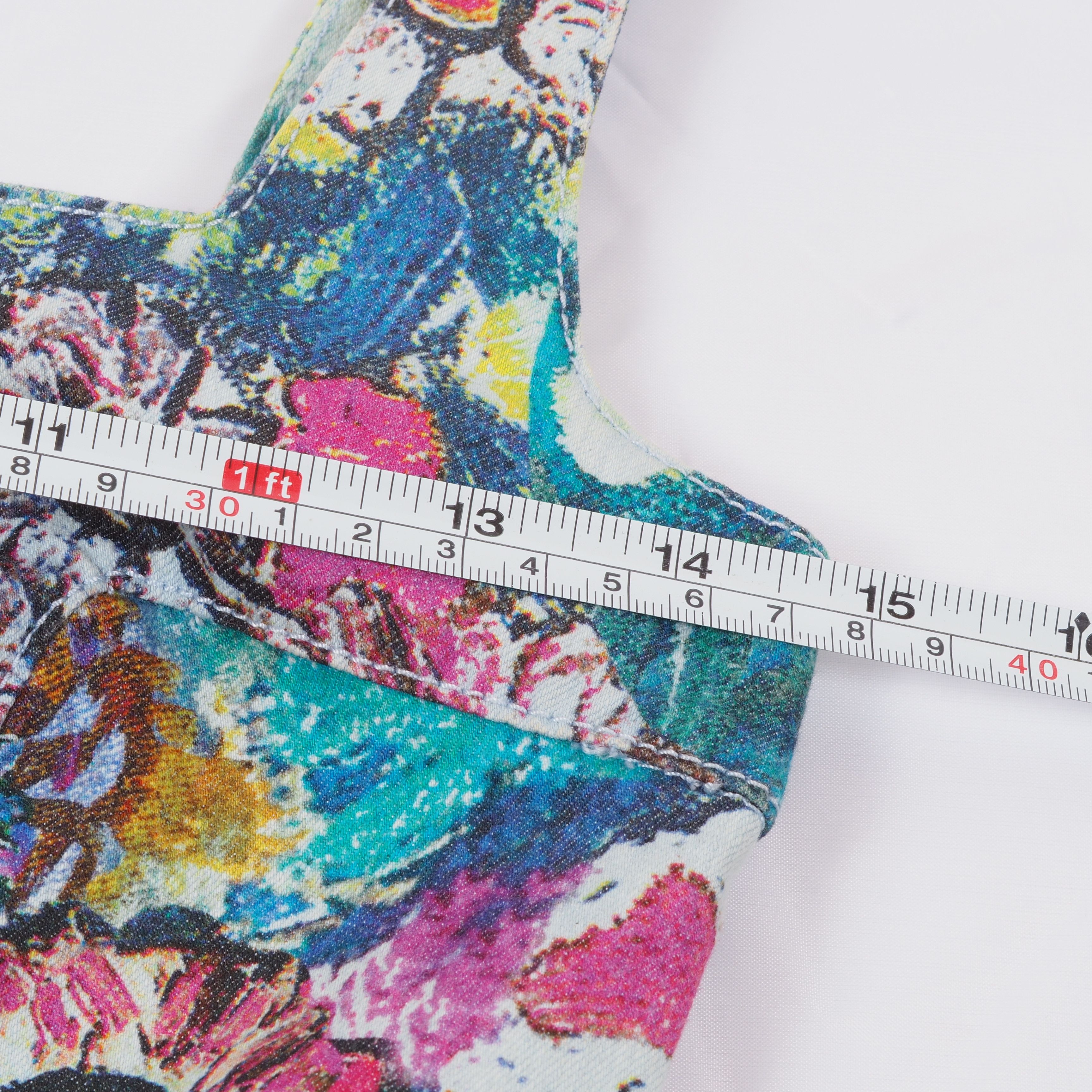 Just Cavalli Just Cavalli Women's Multi Floral Bodycon Denim Mini Dress Size XS / US 0-2 / IT 36-38 - 11 Thumbnail