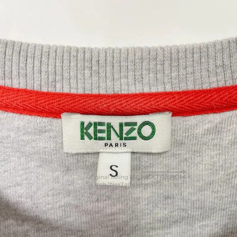 Kenzo KENZO Gray Long Sleeve Cotton Dress . Size S / US 4 / IT 40 - 6 Thumbnail