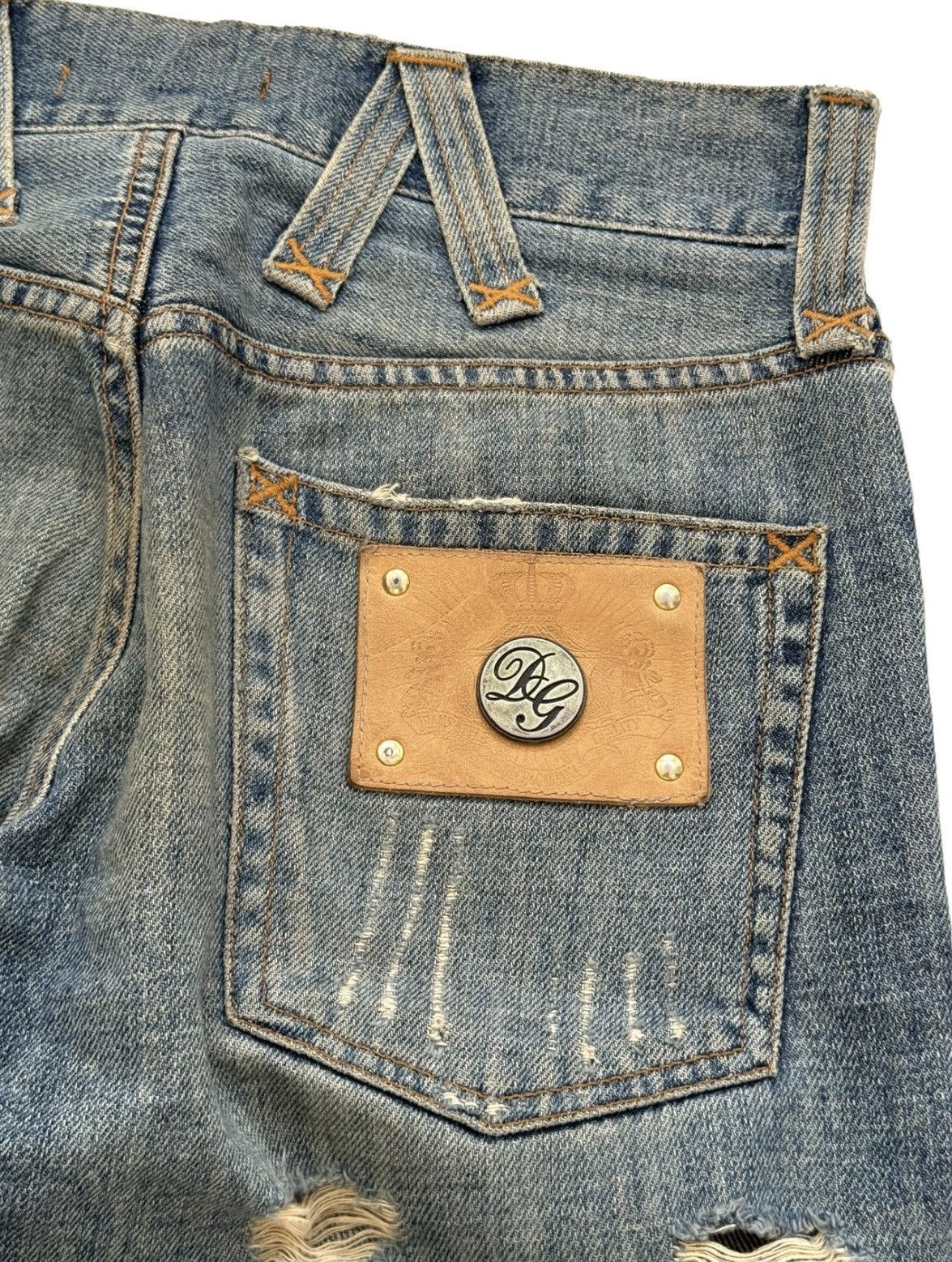 Dolce & Gabbana Dolce & Gabbana Shredded Distressed Denim Size US 30 / EU 46 - 9 Thumbnail
