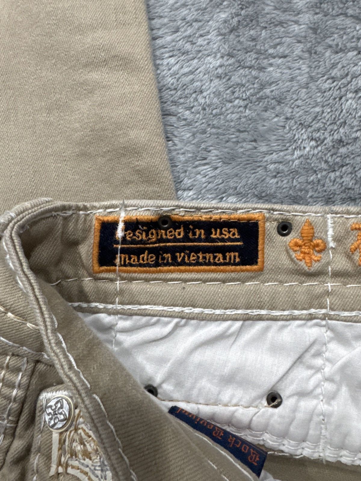 Rock Revival 31/32 rock revival jeans Beige Whiteish color way Size US 31 - 8 Thumbnail