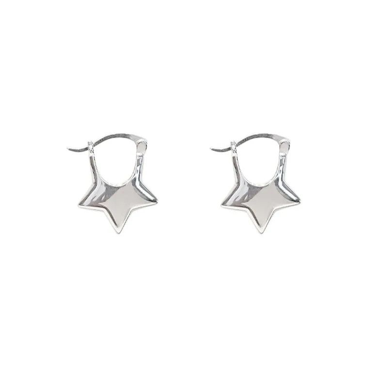 Other S925 Silver Needle Pentagram Earrings Size ONE SIZE - 7 Thumbnail