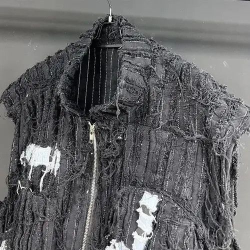 Other Denim Black Vest Size US XL / EU 56 / 4 - 2 Thumbnail