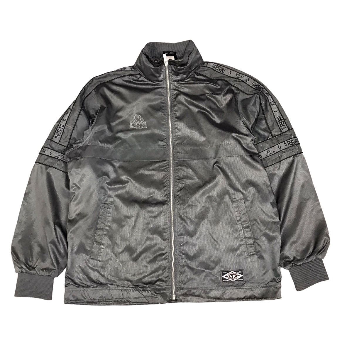 2000s Kappa Gray Zipper Light Jacket