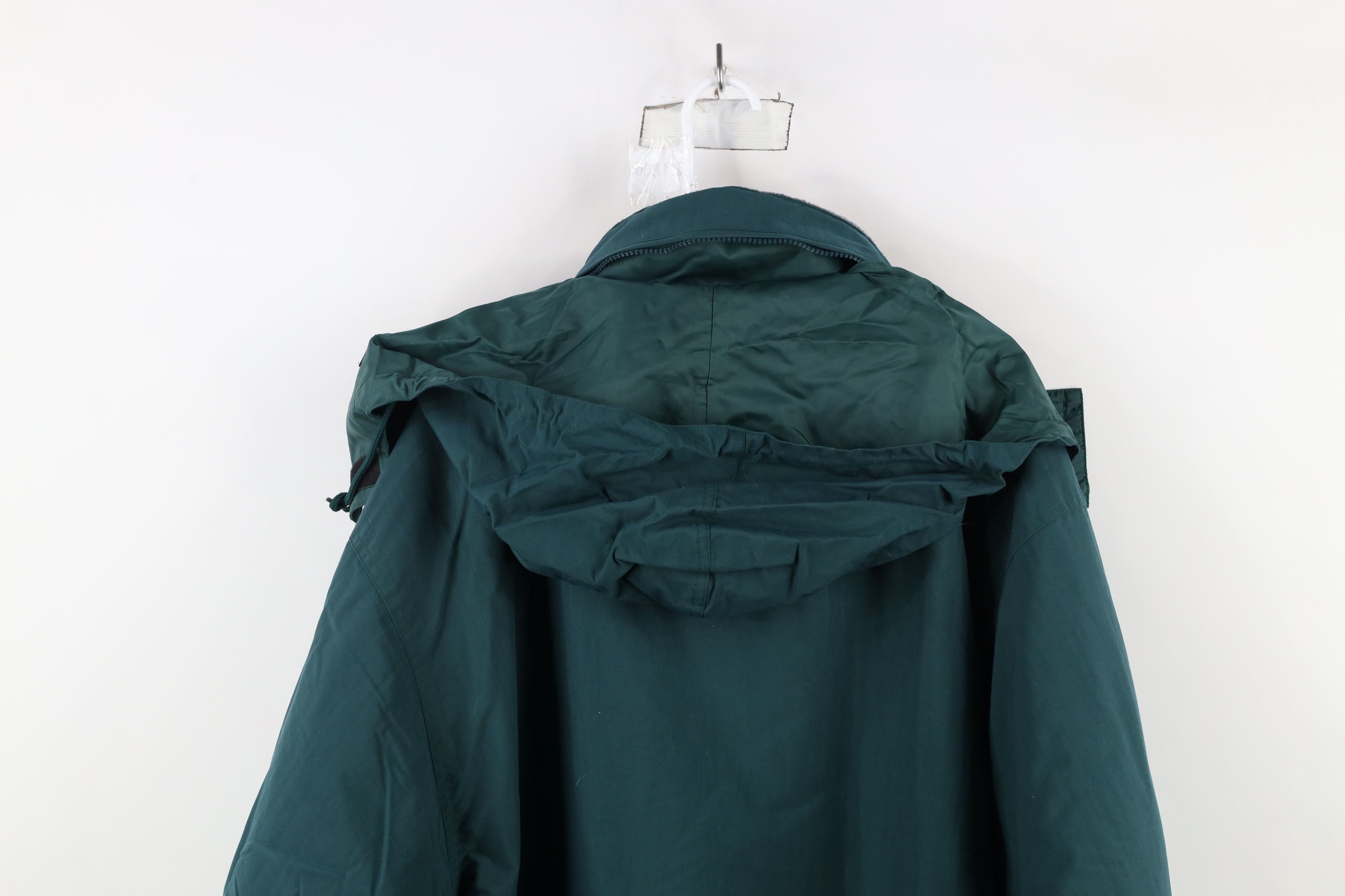 Vintage Vintage 90s Michigan University Lined Hooded Anorak Jacket Size US L / EU 52-54 / 3 - 14 Thumbnail