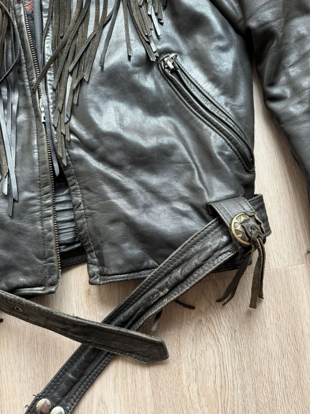 Indian Motorcycle Vintage IXS Indian Motorcycle Western Racing Leather Jacket Size US XL / EU 56 / 4 - 8 Thumbnail