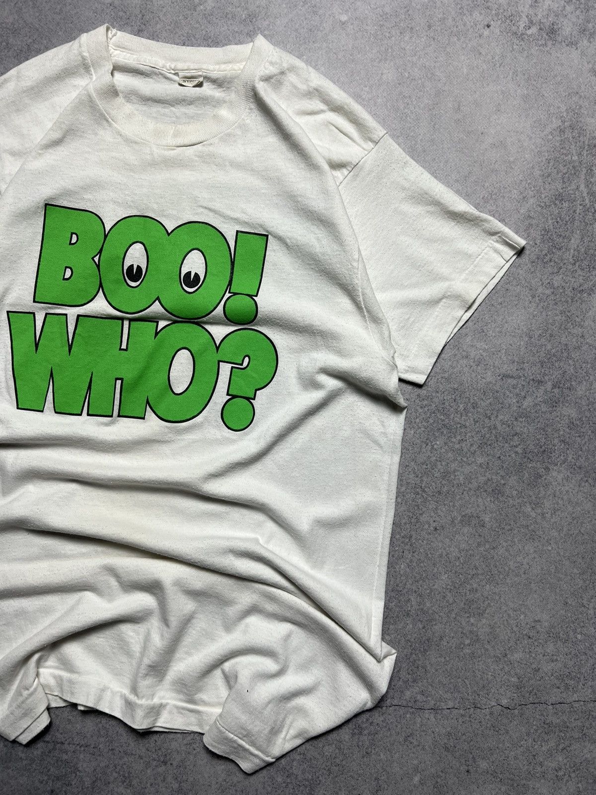 Vintage Vintage BeetleJuice 1988 Boo! Who? Faded Distressed T Shirt Size US M / EU 48-50 / 2 - 3 Thumbnail