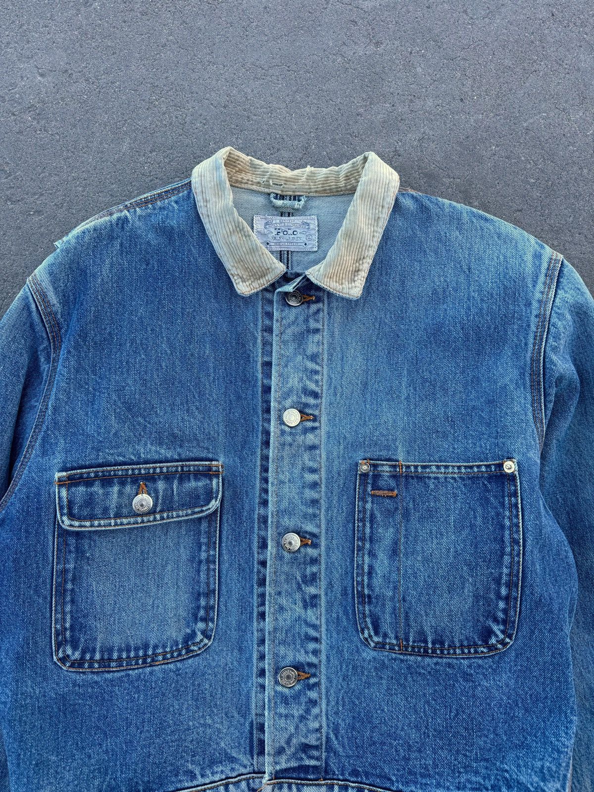 Polo Ralph Lauren × Vintage Rare Vintage 80s Polo Ralph Lauren Faded Jacket Size US M / EU 48-50 / 2 - 3 Thumbnail