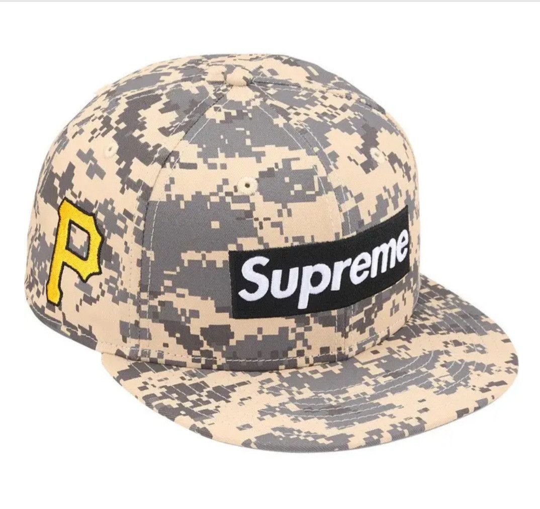 MLB × New Era × Supreme Size 7 1/2 Supreme®/MLB Teams Box Logo Pittsburgh Pirates Size ONE SIZE - 4 Thumbnail