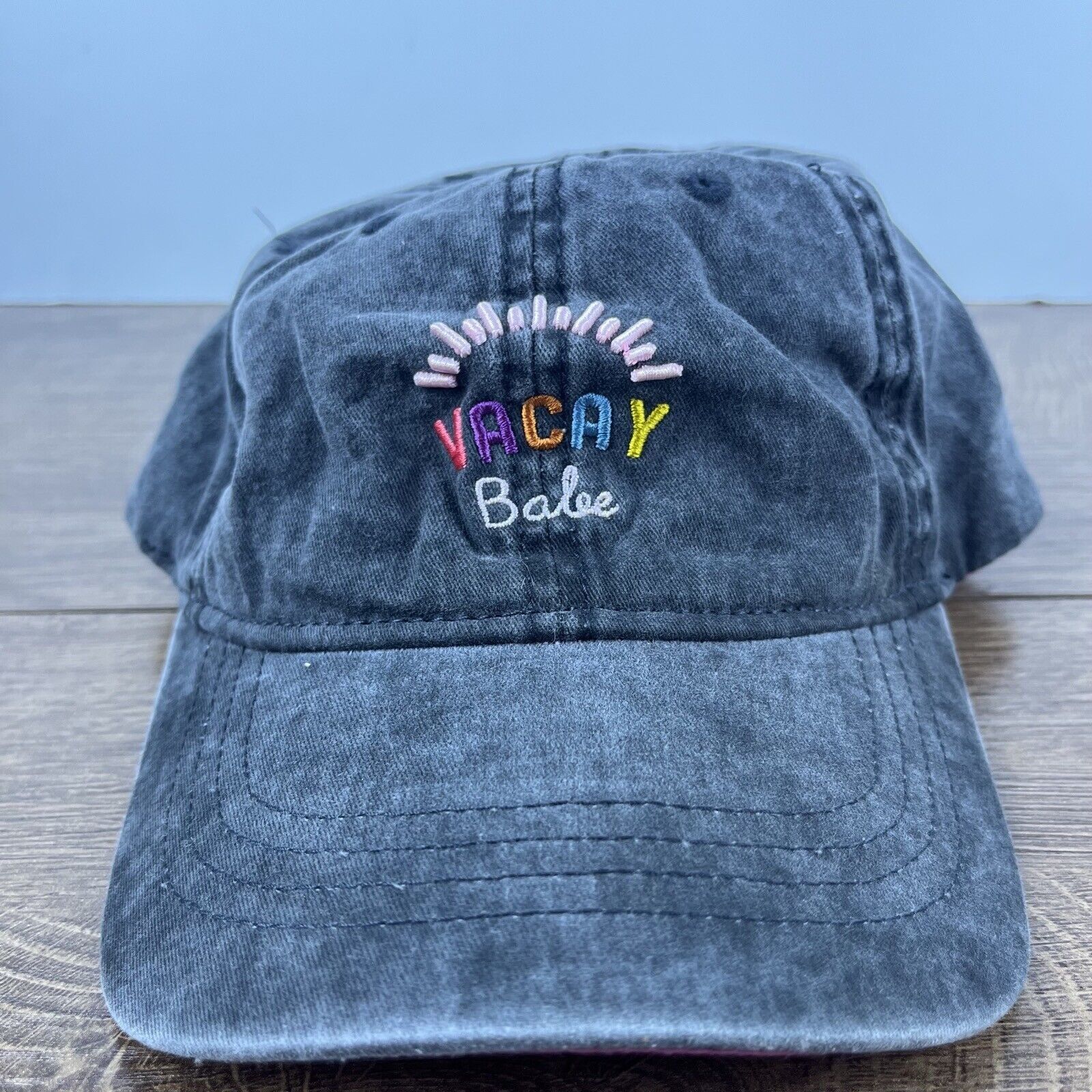 Other Vacay Babe Hat Vacation Babe Hat Gray Adjustable Hat Gray Ad Size ONE SIZE - 1 Thumbnail