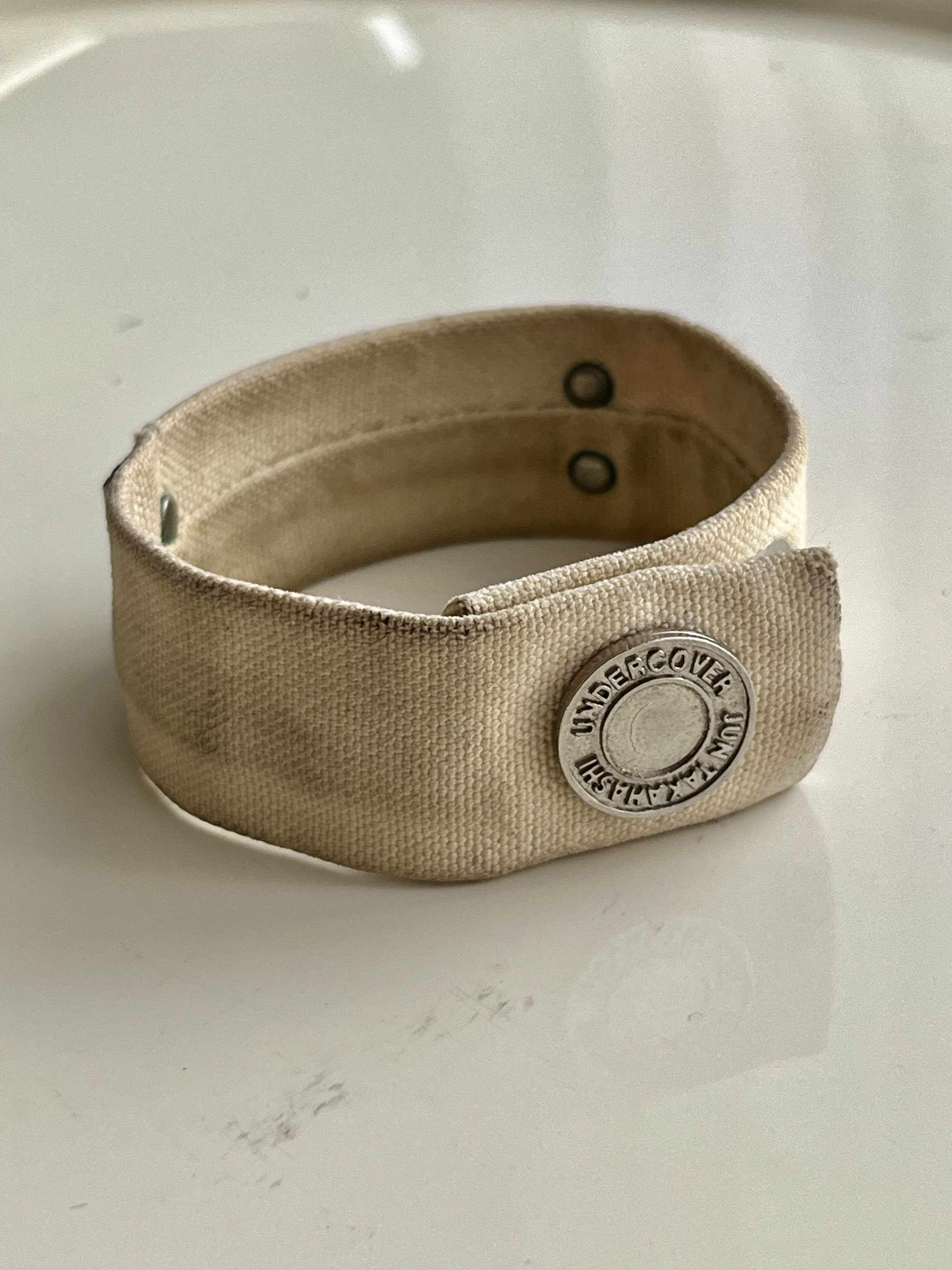 Undercover 04 But Beautiful Razor Blade Bracelet in Leather | Grailed