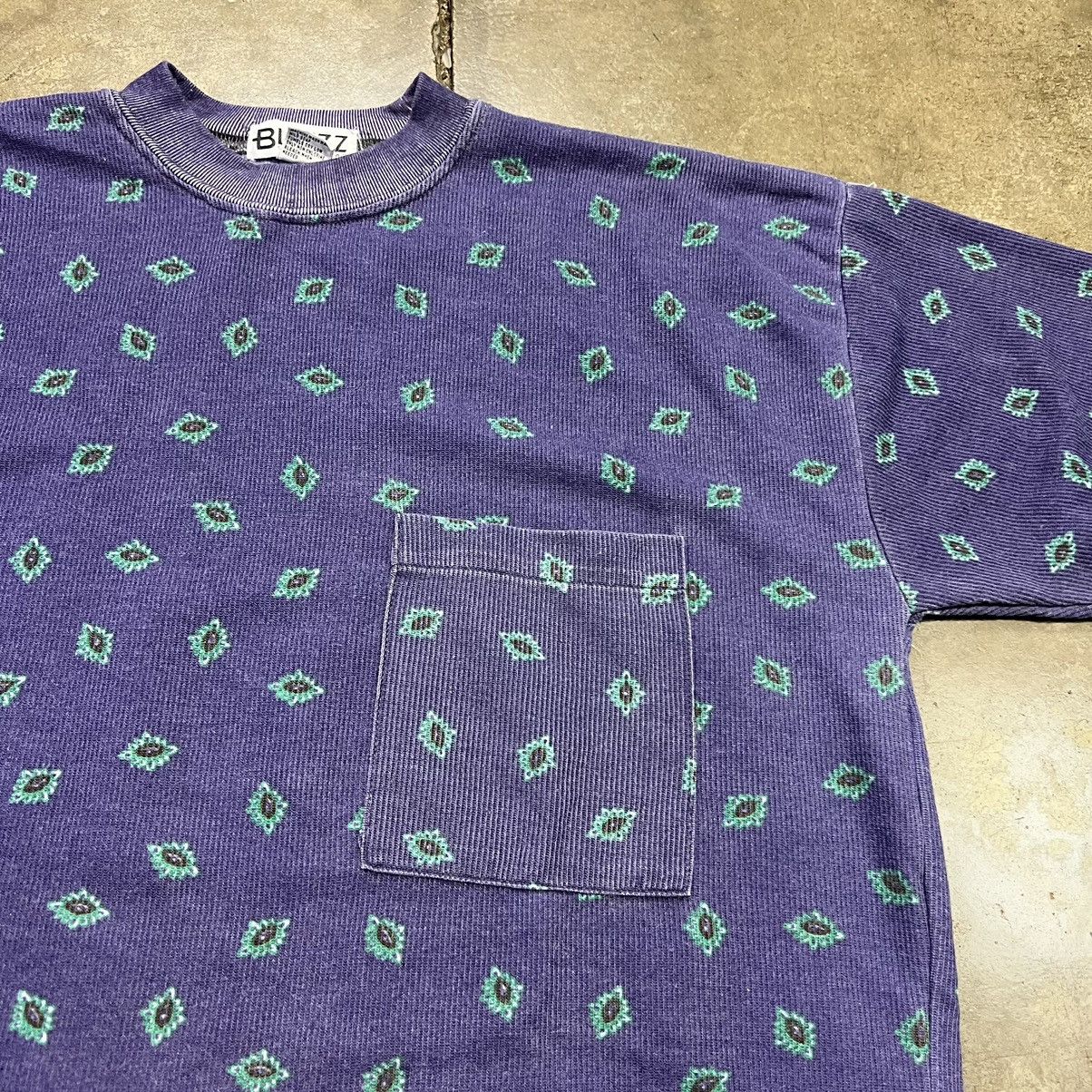 Vintage Vintage 80s 90s Surf T Shirt Pocket Tee Faded Boxy Oversized Size US L / EU 52-54 / 3 - 4 Thumbnail