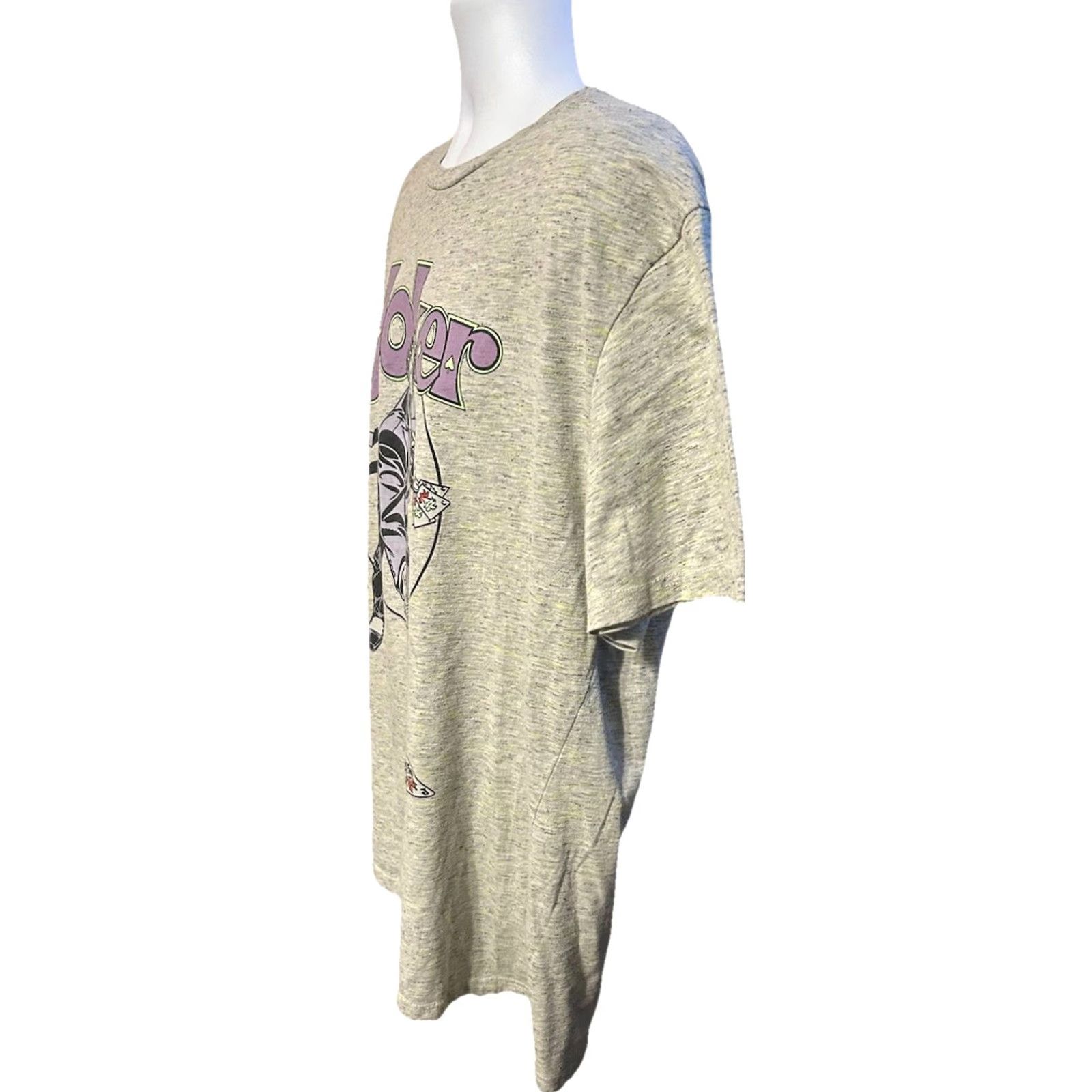 Vintage DC The Joker Shirt Men 2XL Heather Gray Short Sleeve Crew Neck Graphic 2016 Adults Mens Size US XXL / EU 58 / 5 - 6 Thumbnail