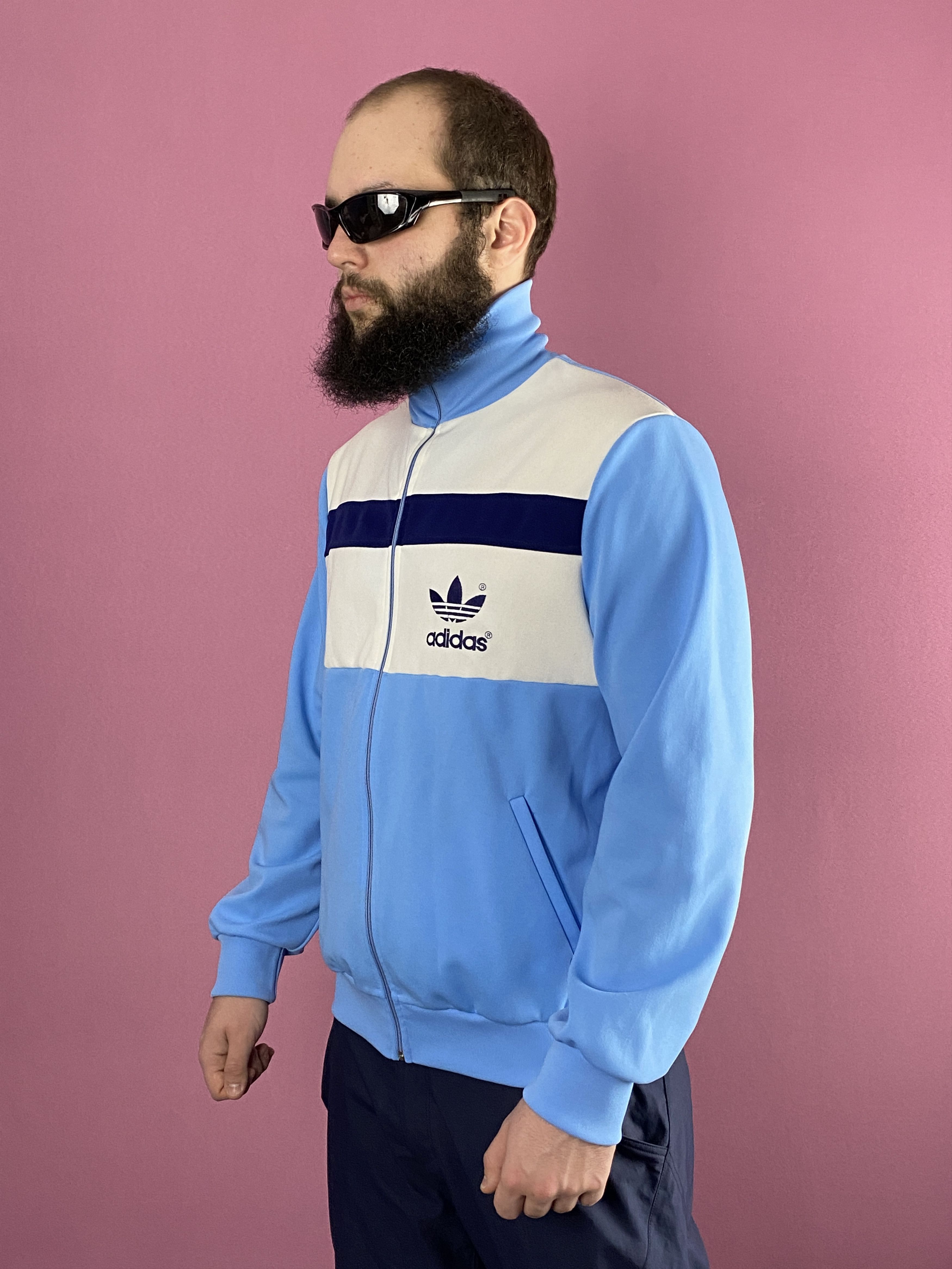 Adidas × Vintage 70s Adidas Vintage Men's Track Jacket - L Size US L / EU 52-54 / 3 - 2 Thumbnail