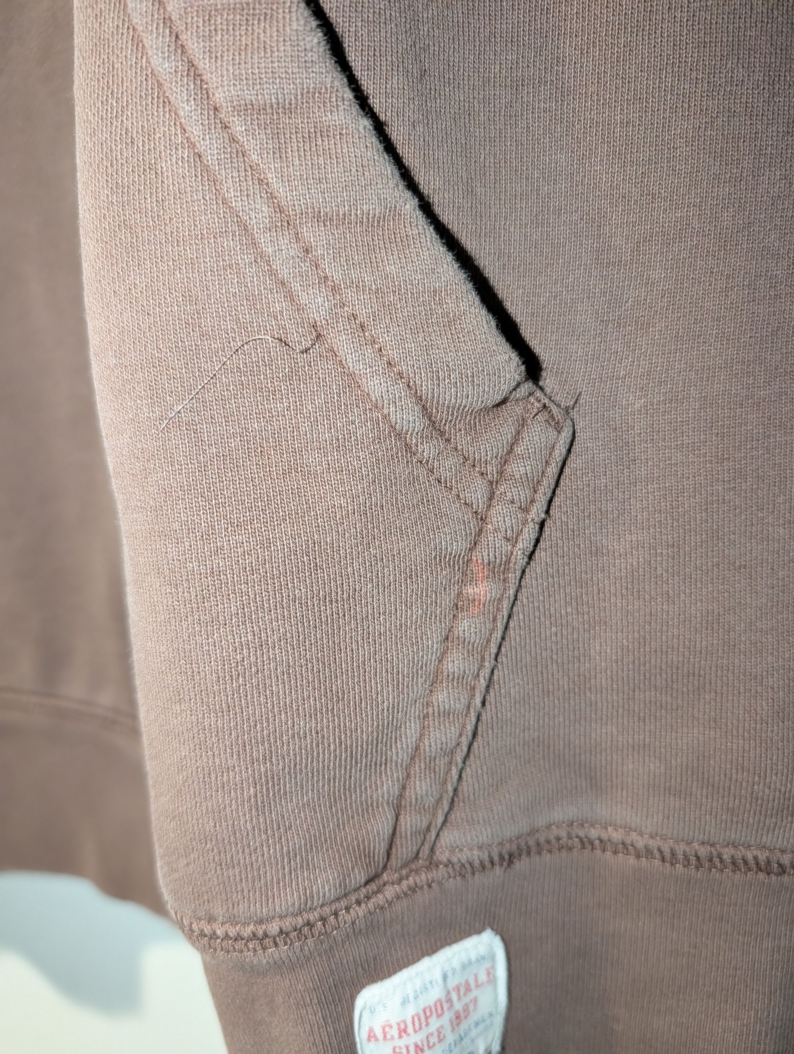 Abercrombie & Fitch VTG Abercrombie & Fitch Hoodie Brown Blue Spellout Y2K Size US L / EU 52-54 / 3 - 13 Thumbnail