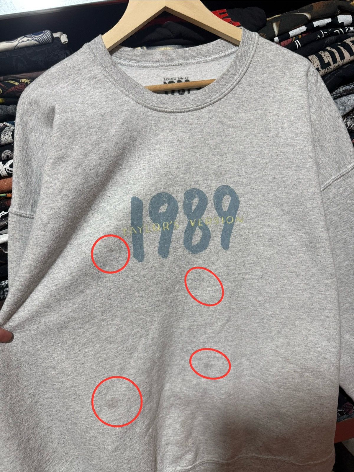 Band Tees Taylor Swift Taylor Version 1989 Sweatshirt 3XL Y2K HYPE Size US XXL / EU 58 / 5 - 8 Thumbnail