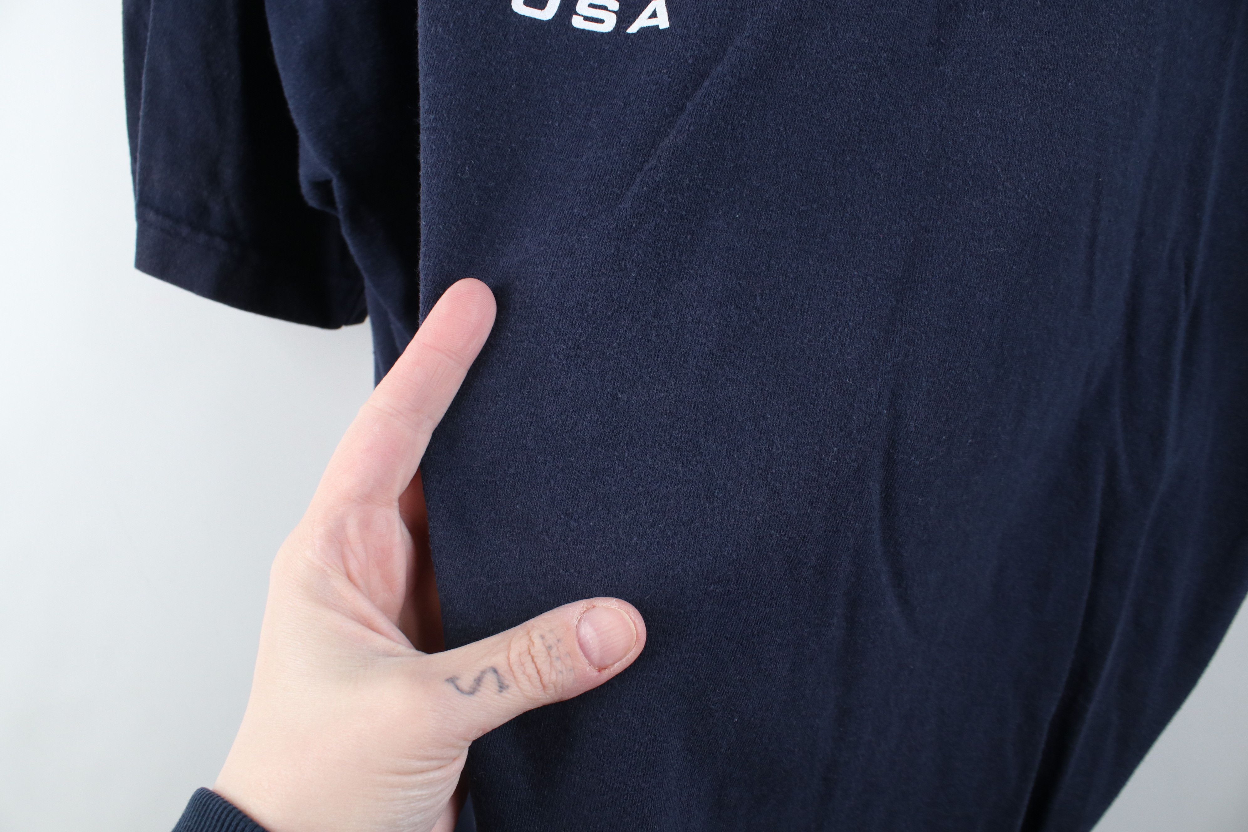 Nautica Vintage 90s Nautica Spell Sailing Flag T-Shirt Cotton USA Size US XL / EU 56 / 4 - 5 Thumbnail