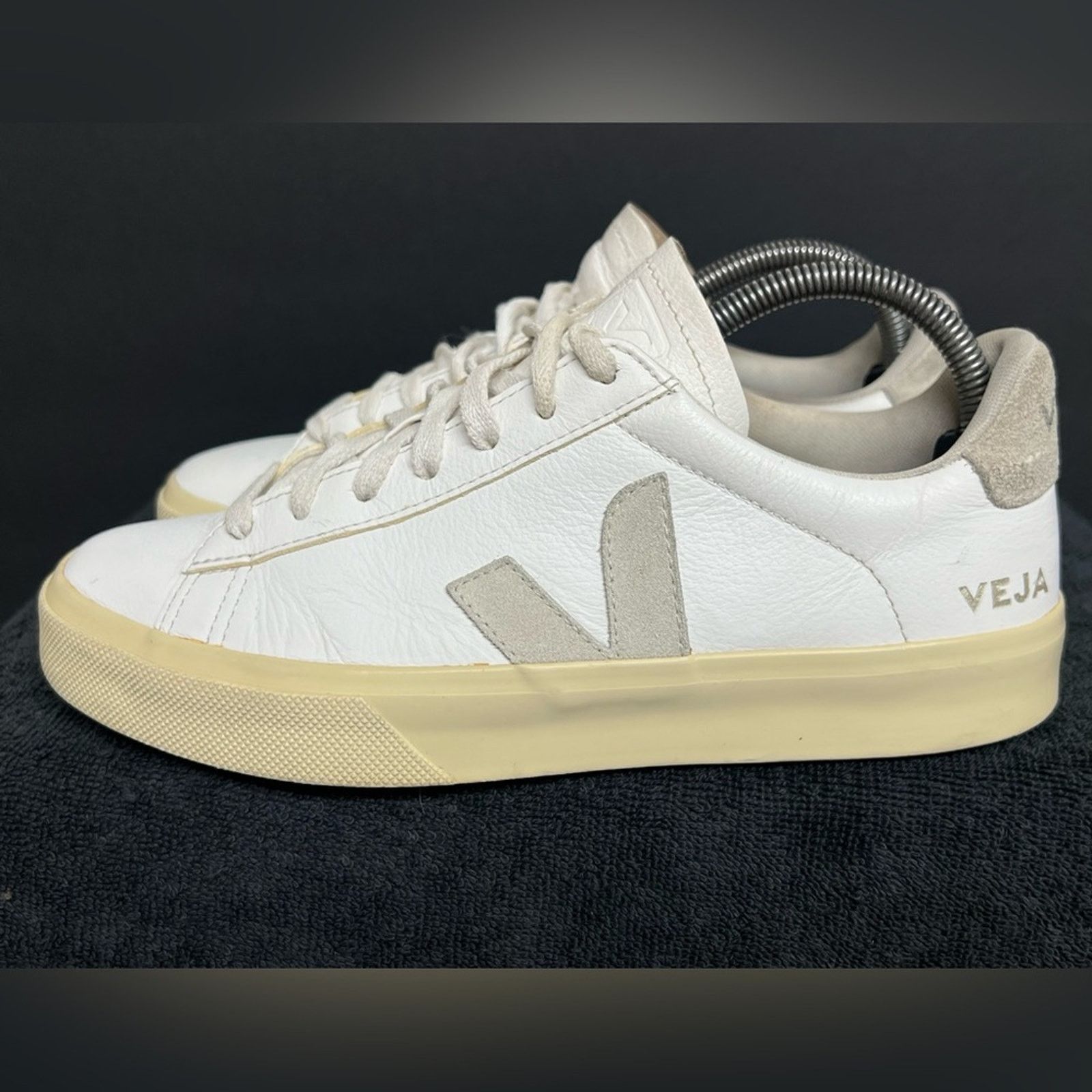 Veja Veja Women’s Campo Sneakers White/Natural Size 9 US Size US 9 / IT 39 - 1 Thumbnail