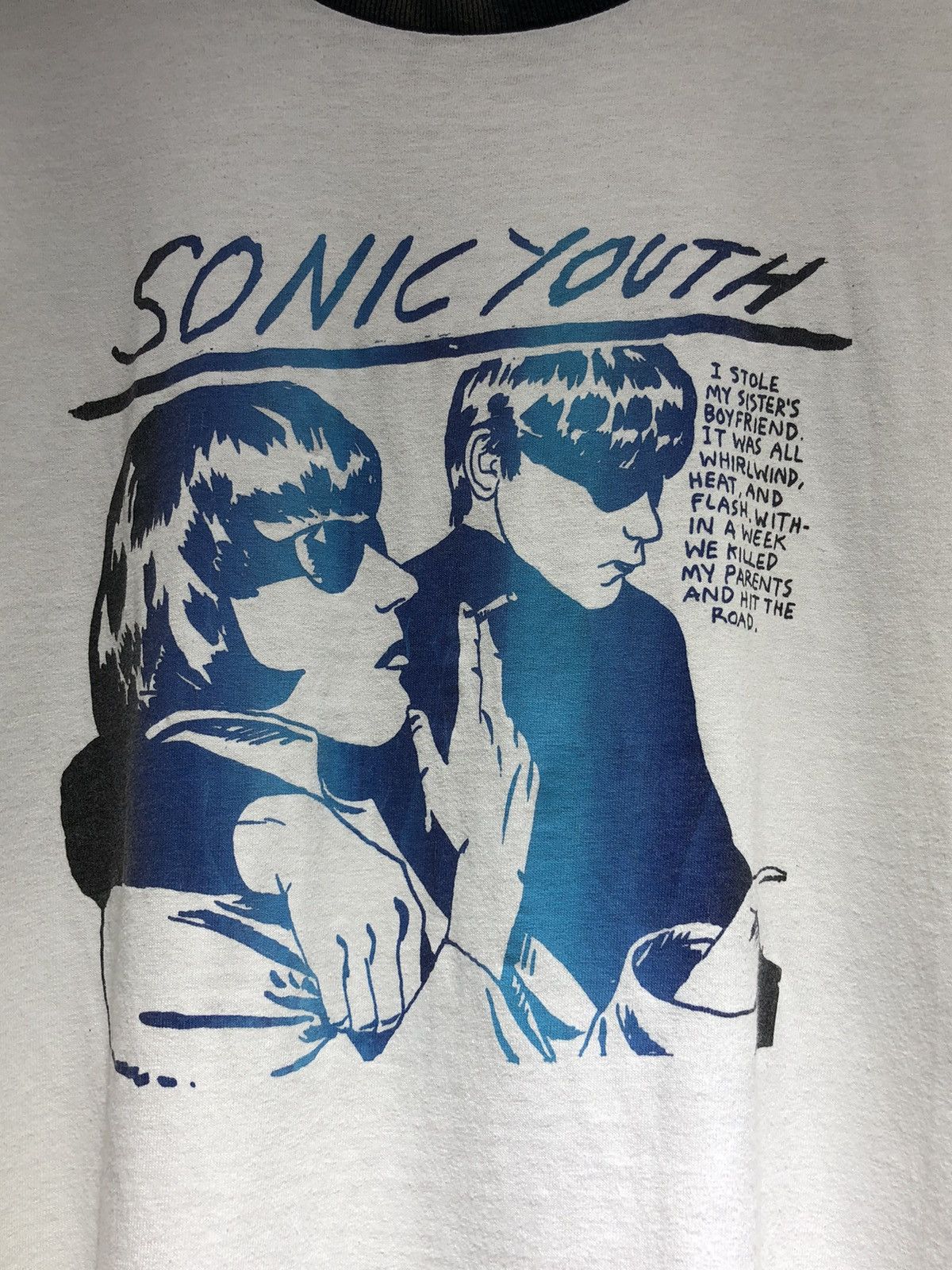 Vintage Rare 🔥 Vintage 2001 Sonic Youth ringtee Size US M / EU 48-50 / 2 - 2 Thumbnail
