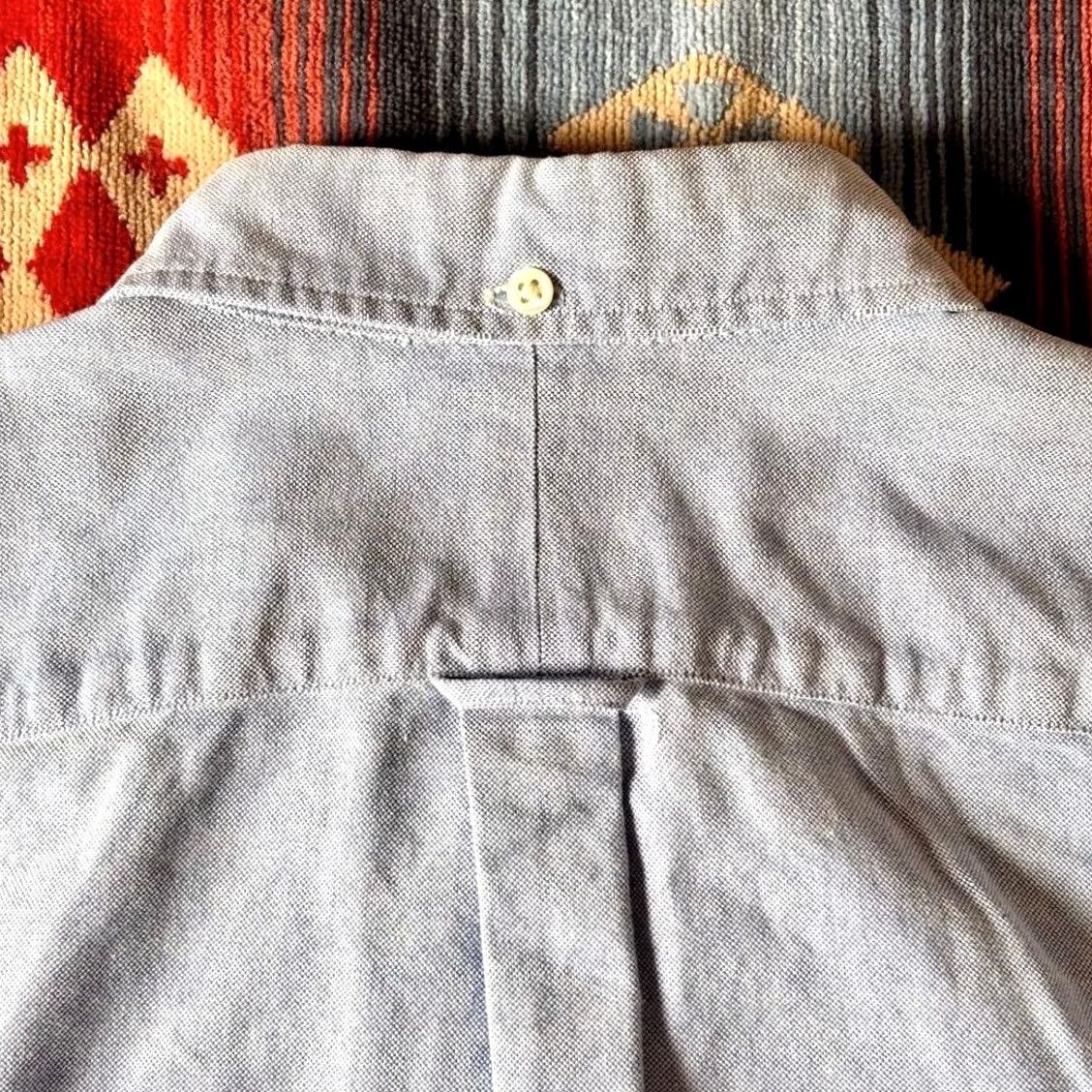 Ralph Lauren RRL RALPH LAUREN Button-Up Shirt Men's Selvedge Oxford Blue Size S For Business Casual Workwear Size US S / EU 44-46 / 1 - 3 Thumbnail