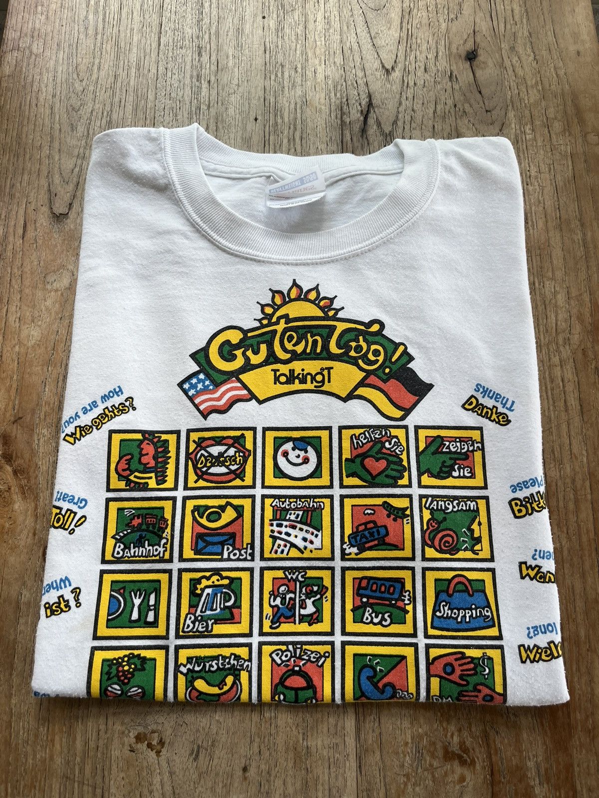 Other × Vintage Vintage Gutentog ! Talking’T artwork promo company Tshirt Size US M / EU 48-50 / 2 - 1 Thumbnail