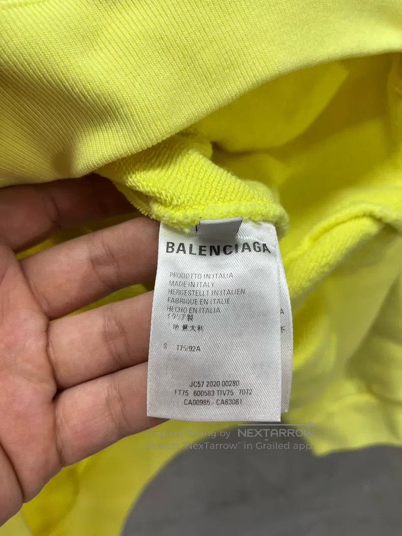 Balenciaga Balenciaga CREW lettering hooded sweatshirt Size US S / EU 44-46 / 1 - 7 Thumbnail