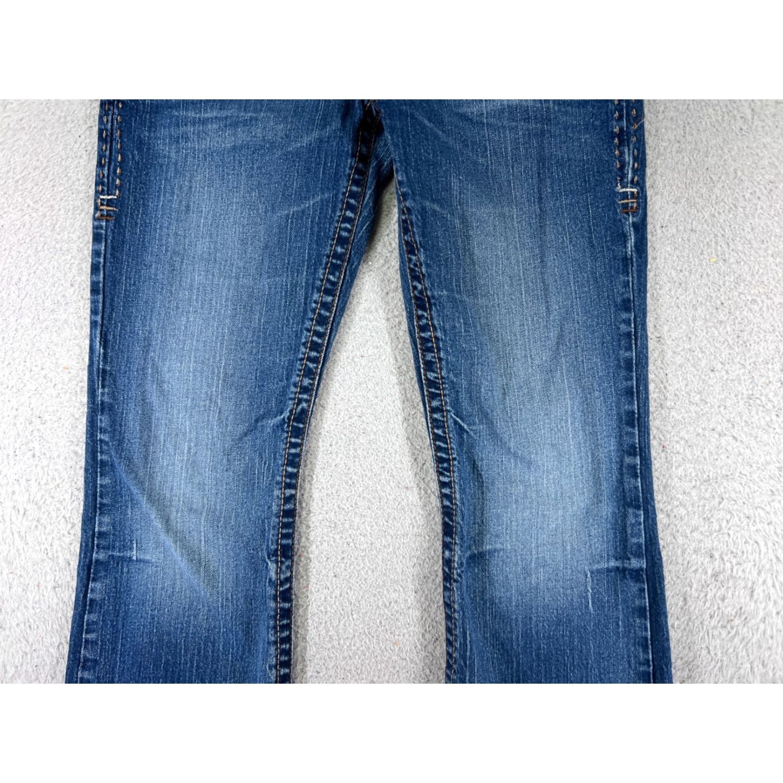 Vintage Cruel Girl Jeans Women 9 Bootcut Denim Blue 30x32 Embroidered Stretch Pockets Womens Size 30" / US 8 / IT 44 - 3 Thumbnail