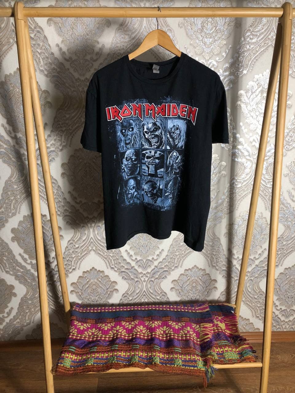 Band Tees VINTAGE IRON MAIDEN MONSTER WORLD TOUR ROCK T-SHIRT Y2K 90s Size US L / EU 52-54 / 3 - 1 Thumbnail