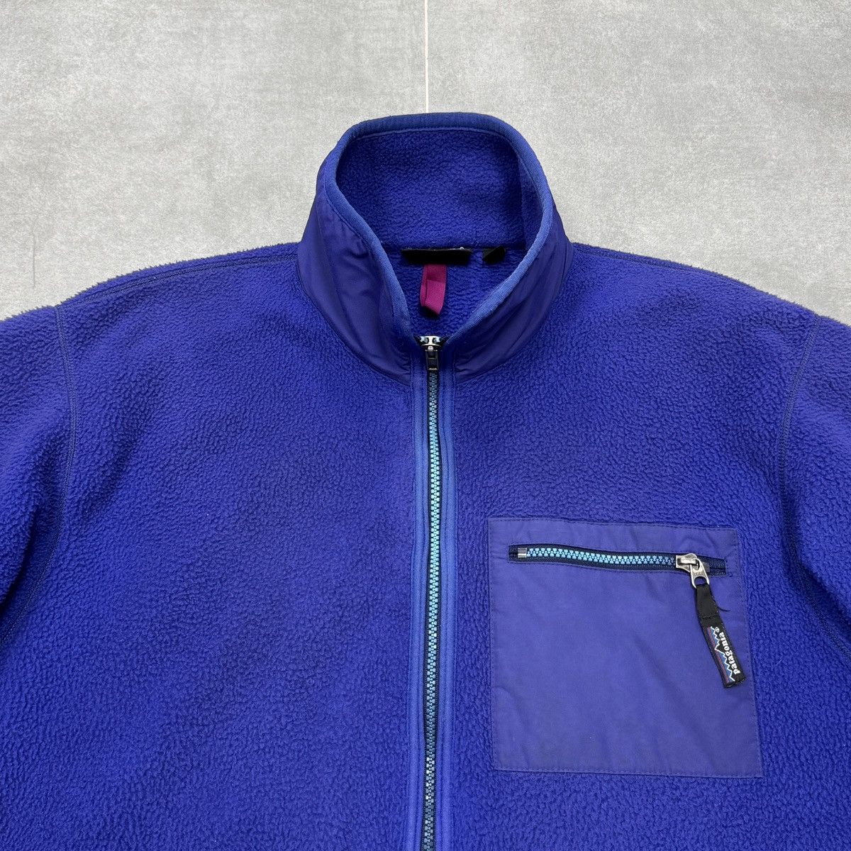 Patagonia × Vintage Vintage Patagonia Nylon Pocket Full Zip Fleece Jacket 90s Size US M / EU 48-50 / 2 - 11 Thumbnail