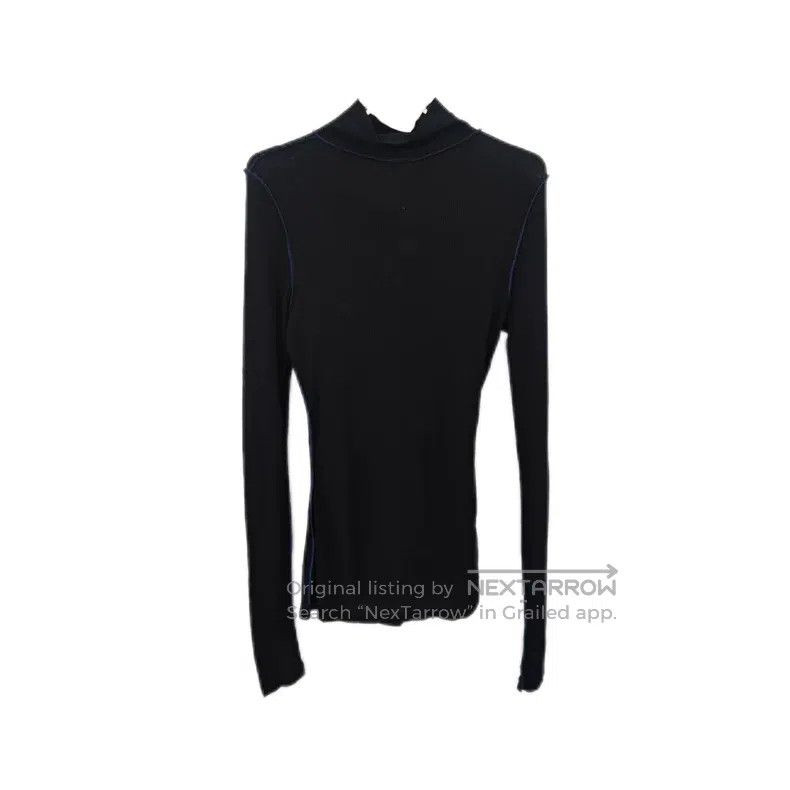 Loewe Loewe Black Leather Label Stretchy Sweater Size M / US 6-8 / IT 42-44 - 2 Thumbnail