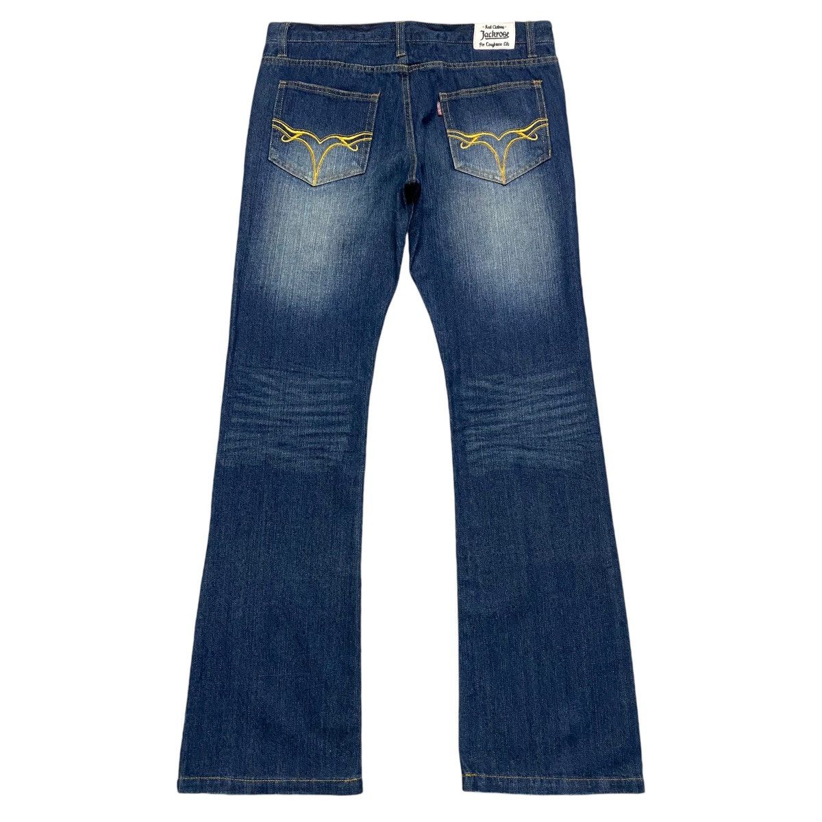 Japanese Brand JACKROSE Denim Flare Jeans Size US 32 / EU 48 - 2 Thumbnail