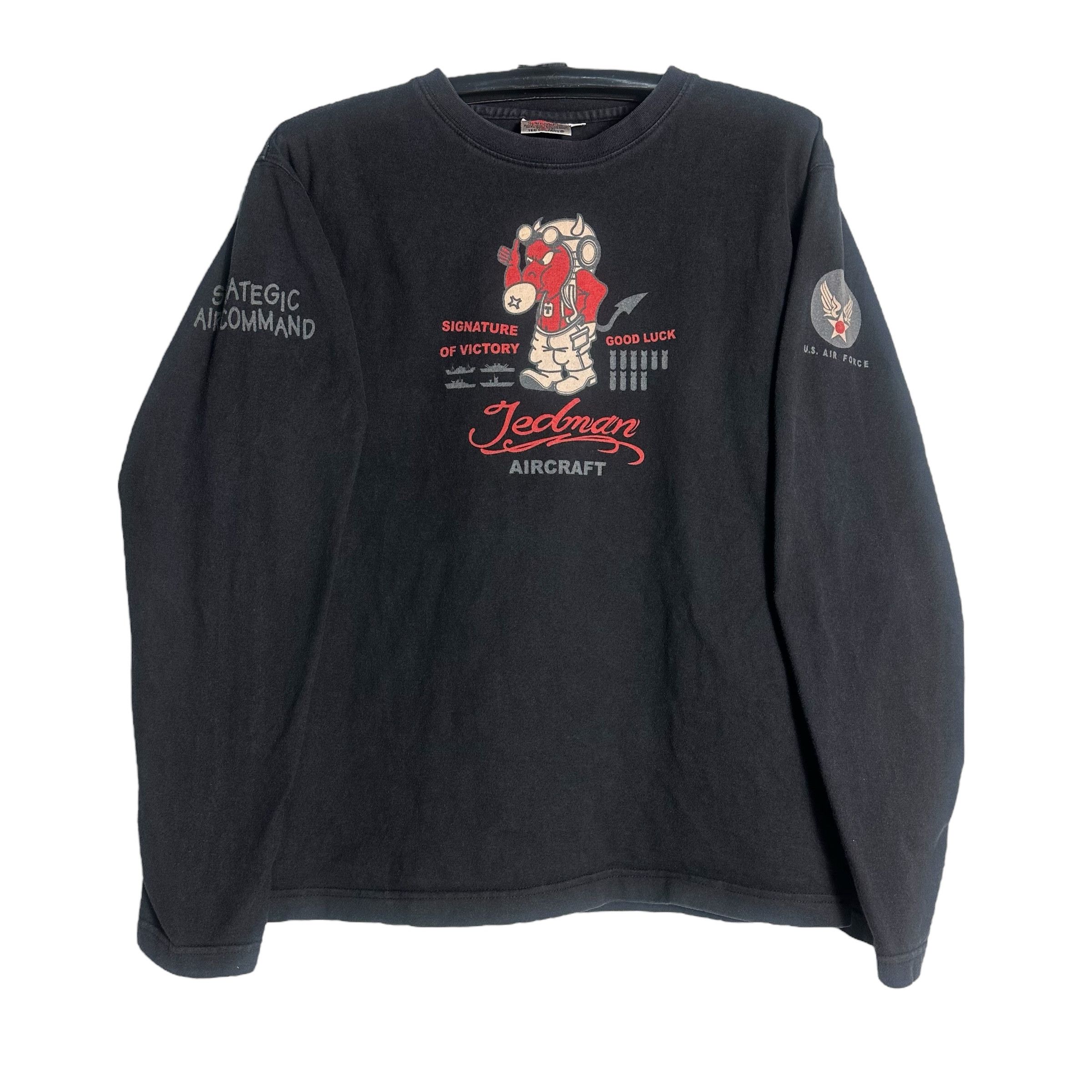 Tedman 🔥RARE🔥Vintage Tedman Aircraft All Print L/Sleeve T-shirt Size US XS / EU 42 / 0 - 1 Thumbnail
