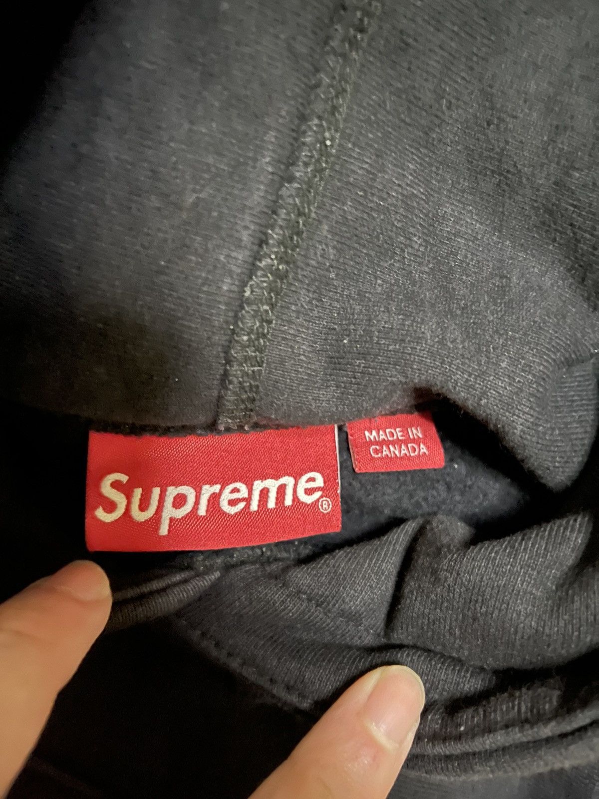 Supreme Supreme fw16 black on black hooded sweatshirt hoodie Size US L / EU 52-54 / 3 - 4 Thumbnail