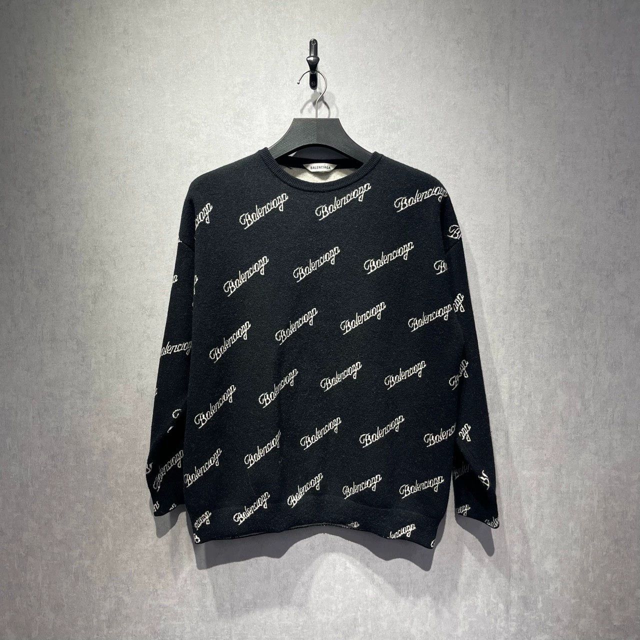 Balenciaga Logo Print Sweater S - dmc