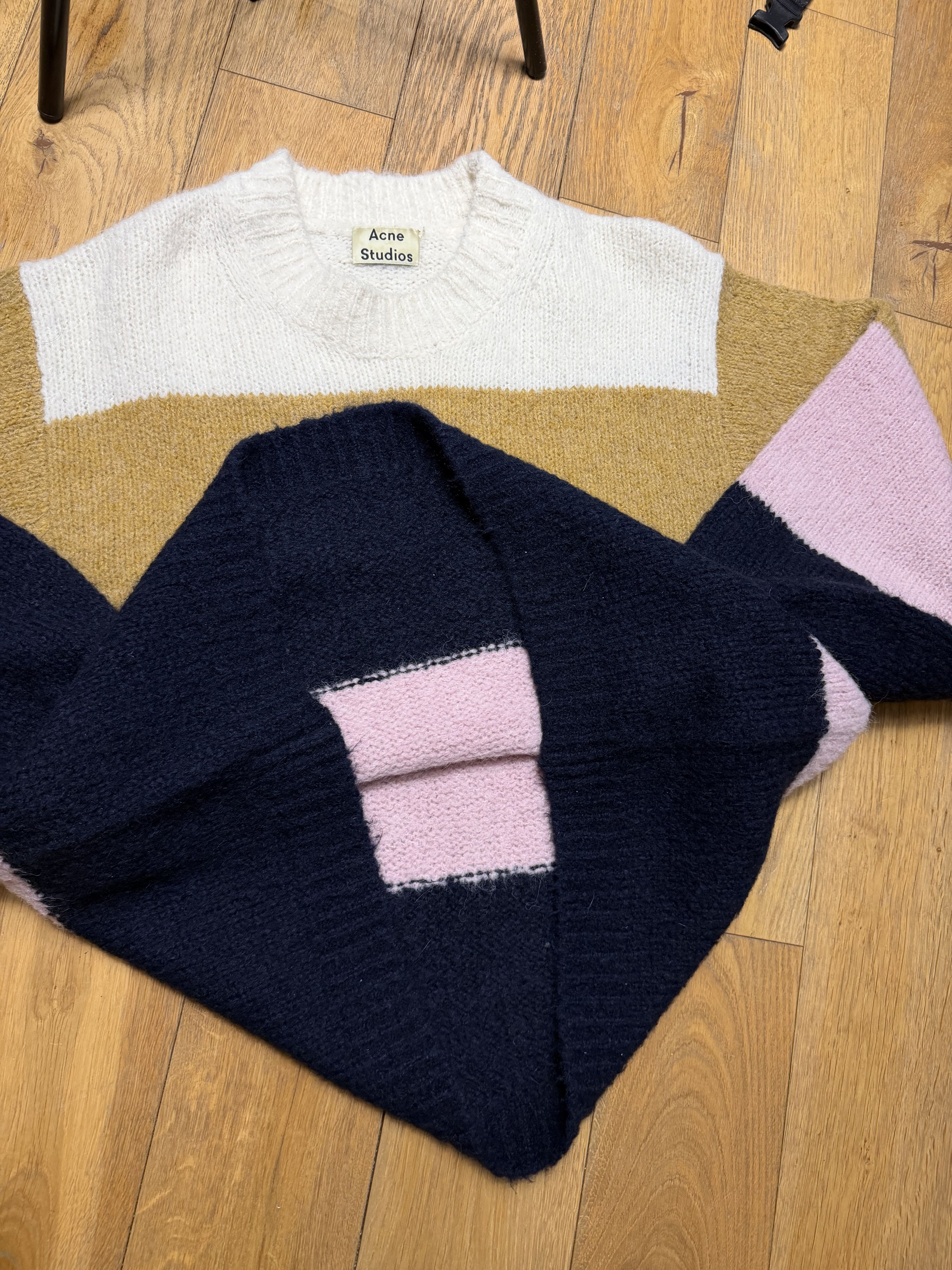 Acne Studios Acne Studios striped alpaca knit sweater Size US M / EU 48-50 / 2 - 4 Thumbnail