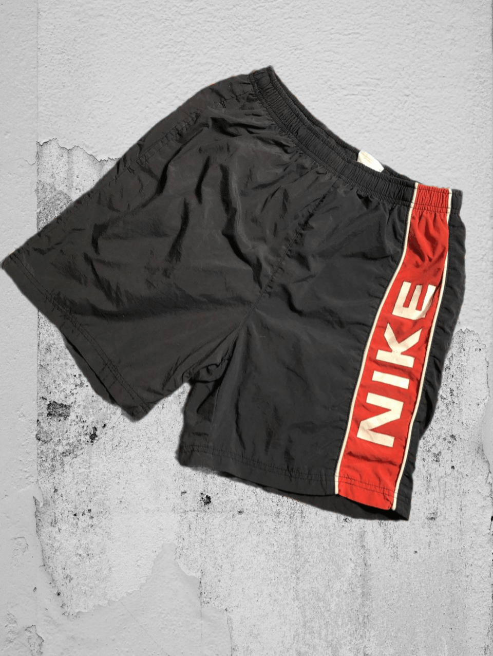 Nike × Vintage 90’s Vintage Nike satin shorts swoosh by nike Size US 30 / EU 46 - 1 Thumbnail