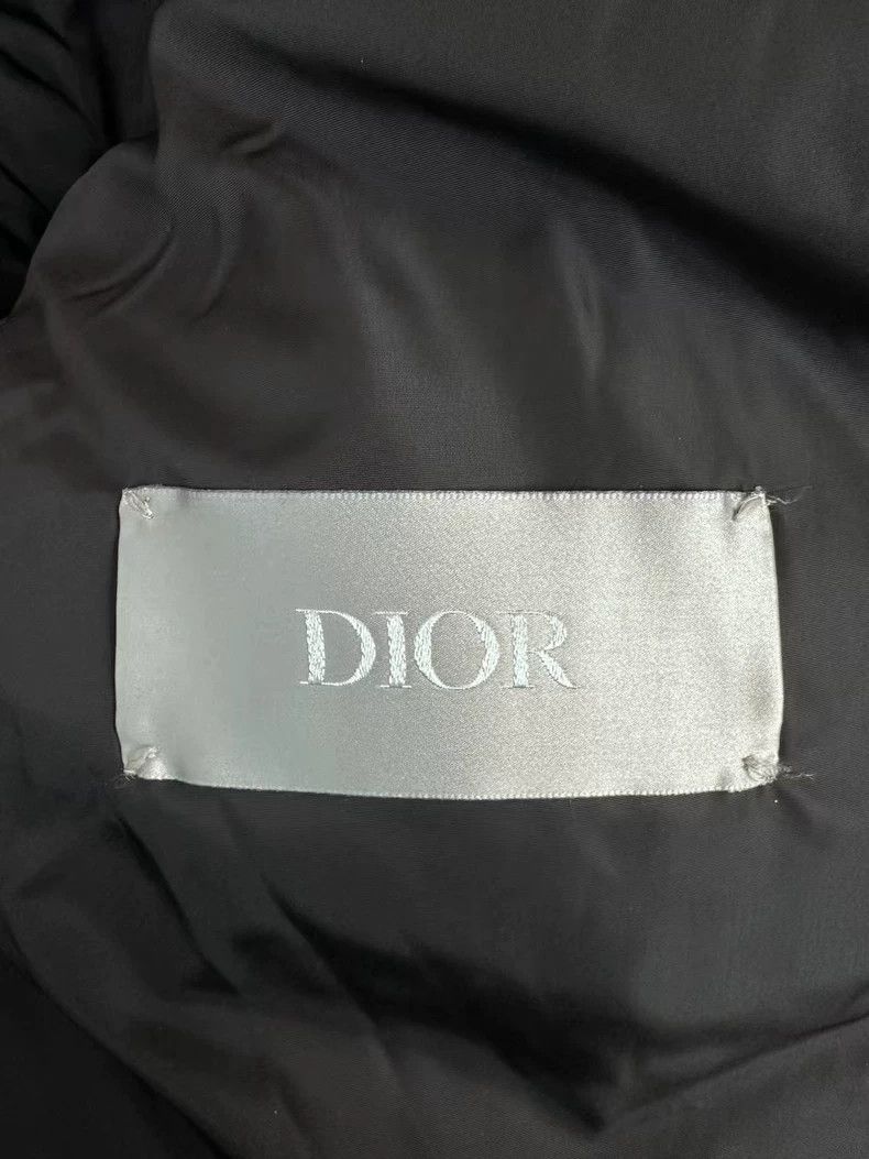 Dior Dior Black and gray old flower full logo full print down ja Size US M / EU 48-50 / 2 - 4 Thumbnail
