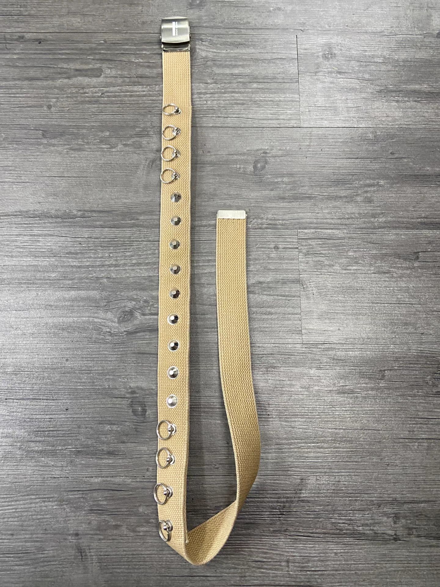 Number (N)ine Number (N)ine Studded Buckle Canvas Belt K20 Size ONE SIZE - 1 Thumbnail
