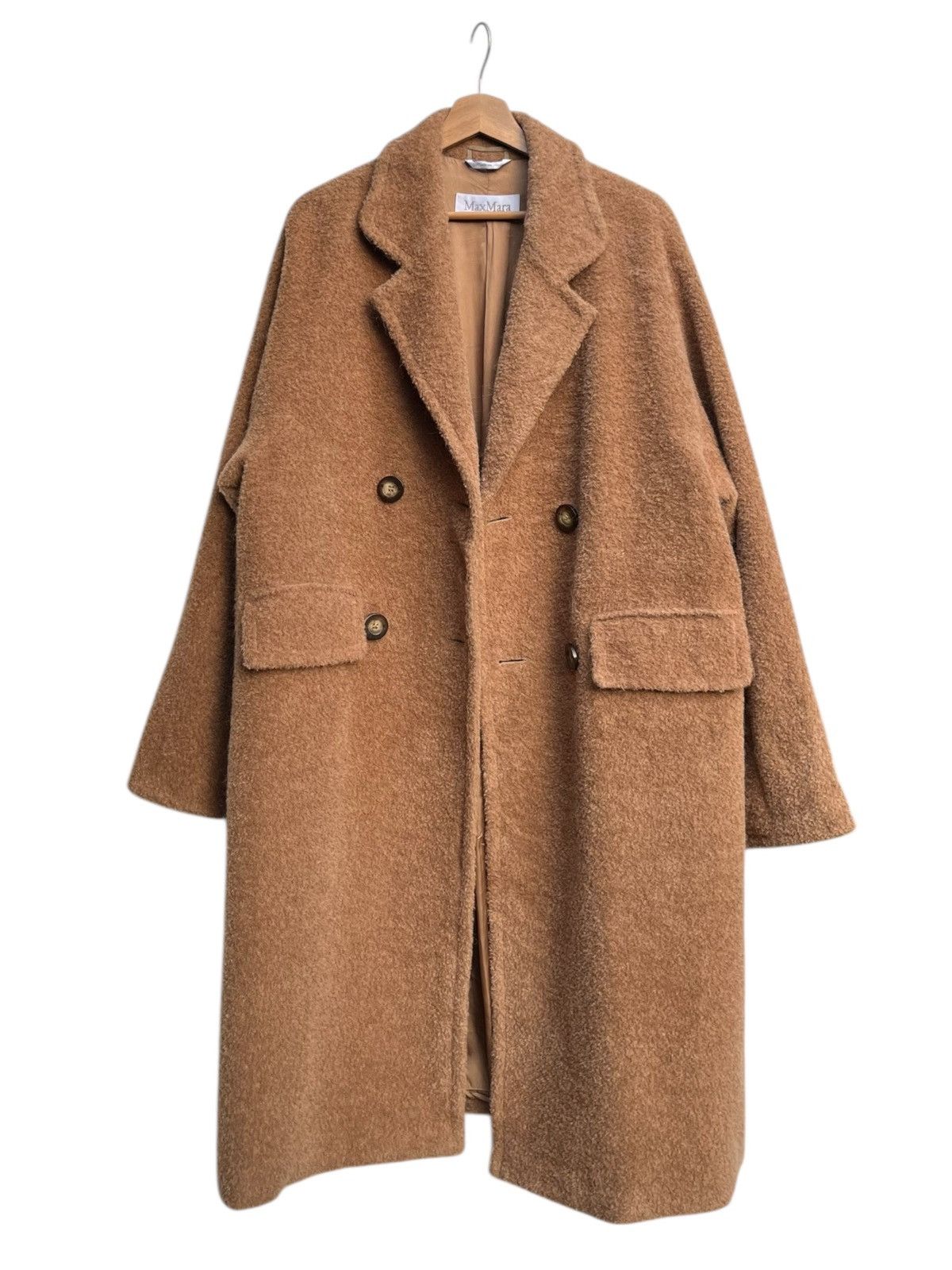 Max Mara Max Mara Alpaca Wool Double Breasted Coat Size M / US 6-8 / IT 42-44 - 4 Thumbnail