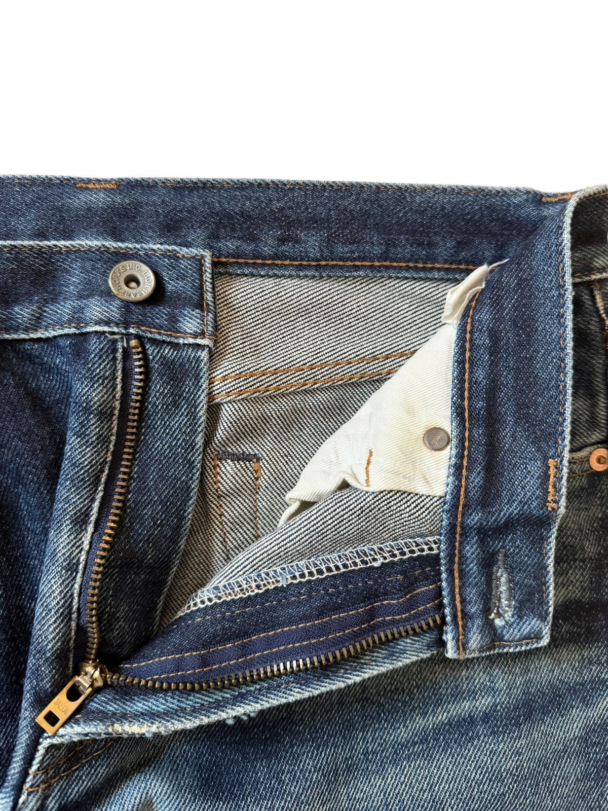 Iron Heart Vintage Japanese Iron Heart 21 Oz Loose Jeans Size US 31 - 3 Thumbnail