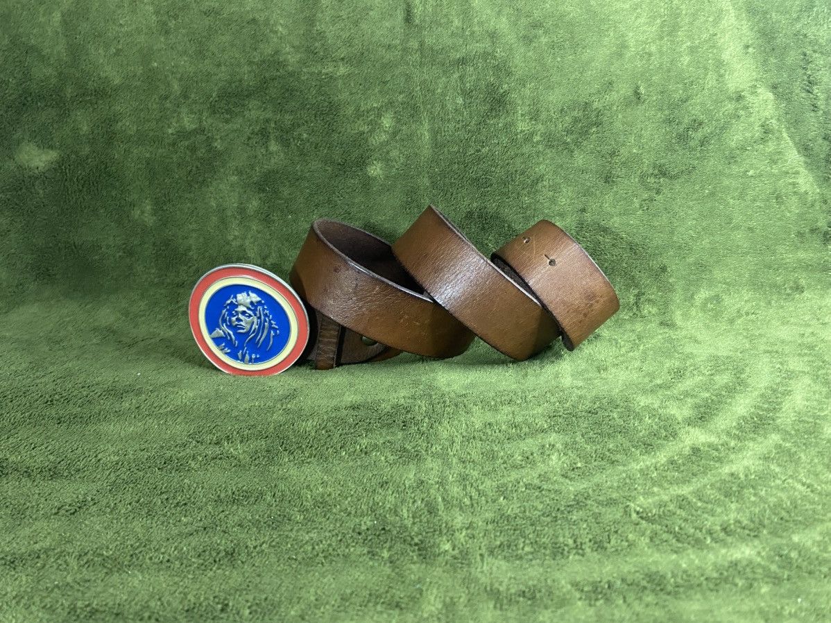 Hysteric Glamour Y2K leather brown belt hysteric glamour style Size 34 - 3 Thumbnail