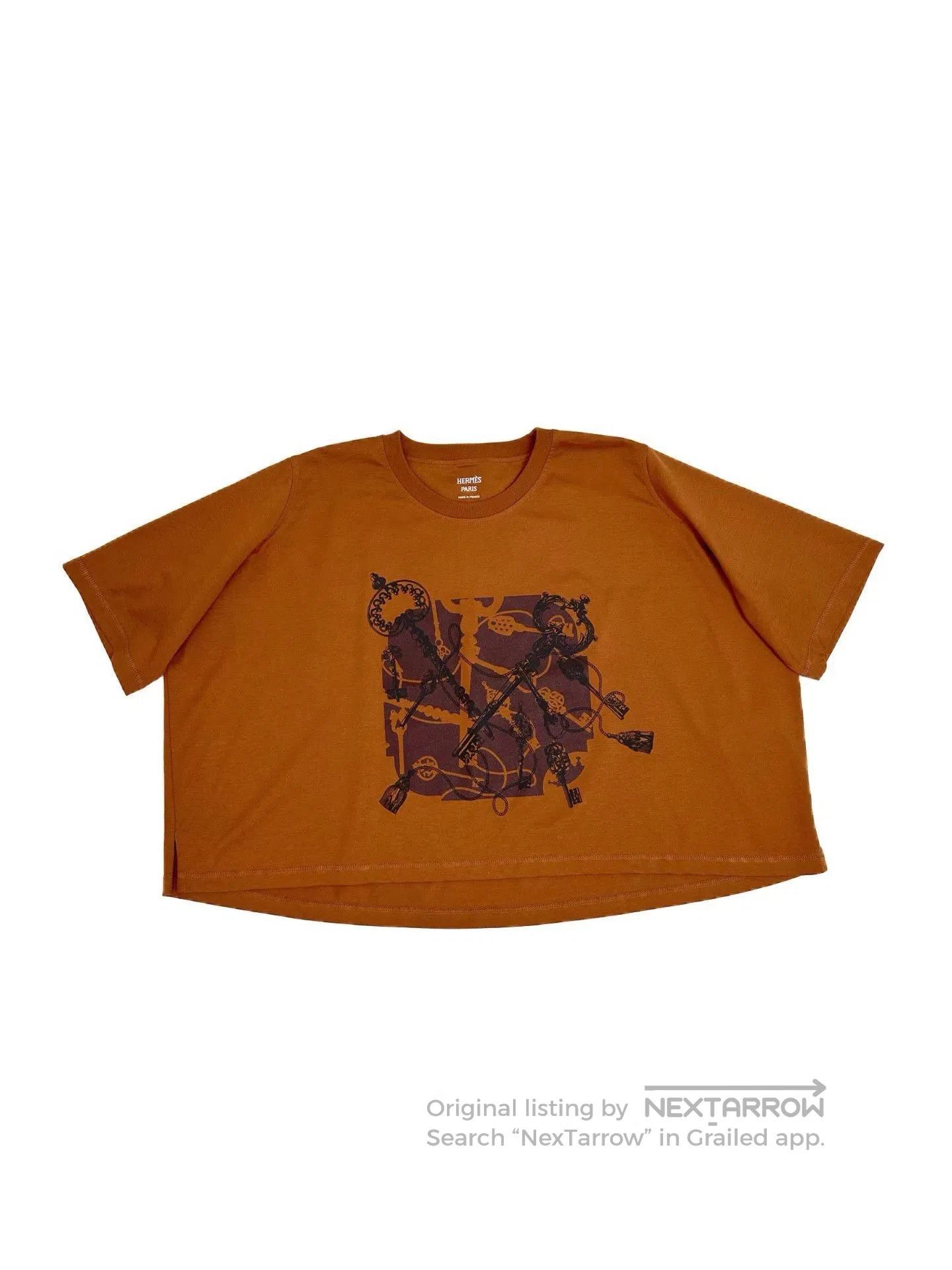 Hermes Hermes 25SS Women's Short Sleeve T-shirt. Size US L / EU 52-54 / 3 - 2 Thumbnail