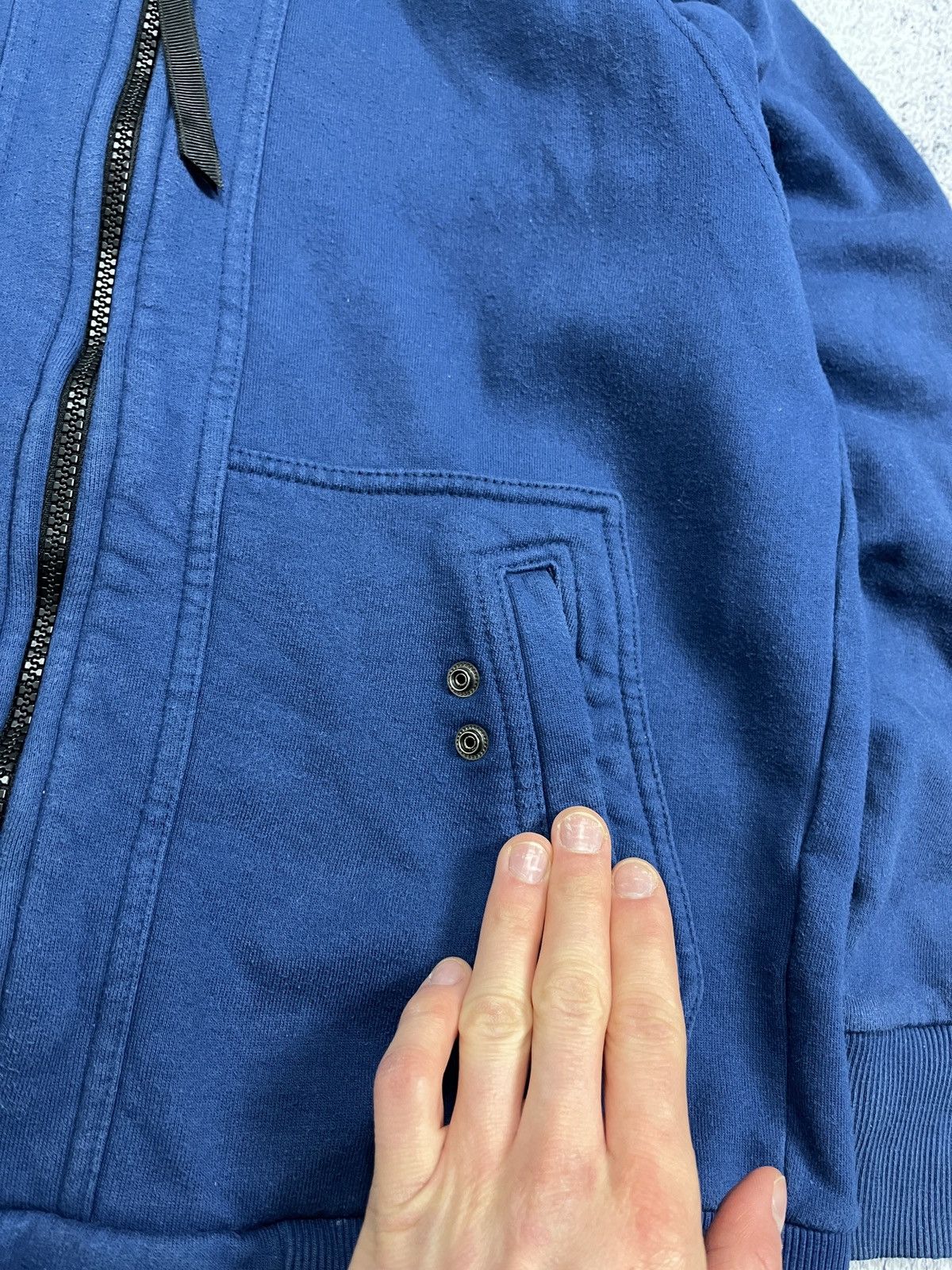 MA.STRUM × Vintage Vintage Ma.Strum Blue Zip Hoodie Size US S / EU 44-46 / 1 - 7 Thumbnail