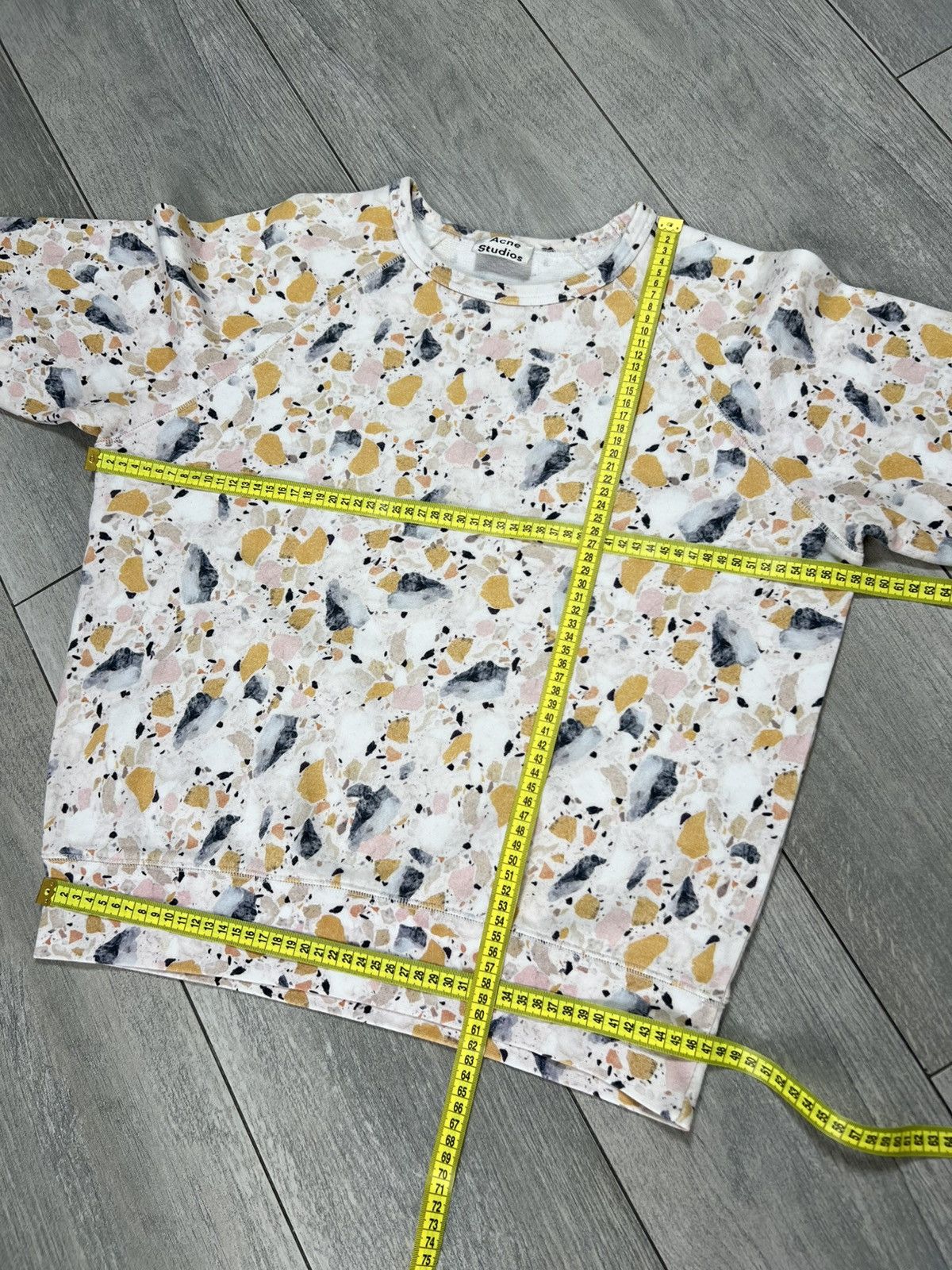 Acne Studios Acne Studios Men's College Print Sweatshirt Cotton Size S Size US S / EU 44-46 / 1 - 10 Thumbnail