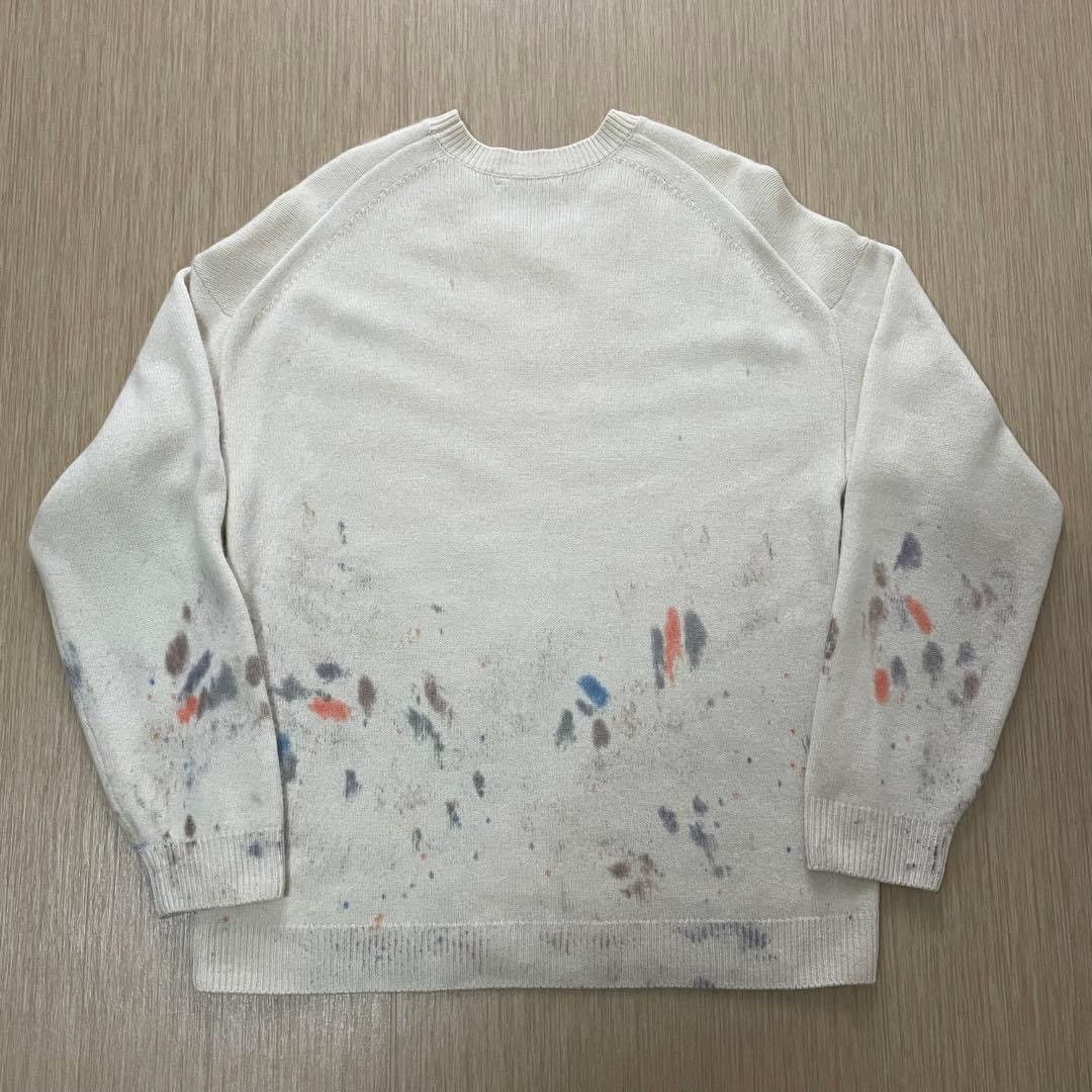 Auralee Auralee Hand Painted Baby Cashmere sweater Size US L / EU 52-54 / 3 - 4 Thumbnail